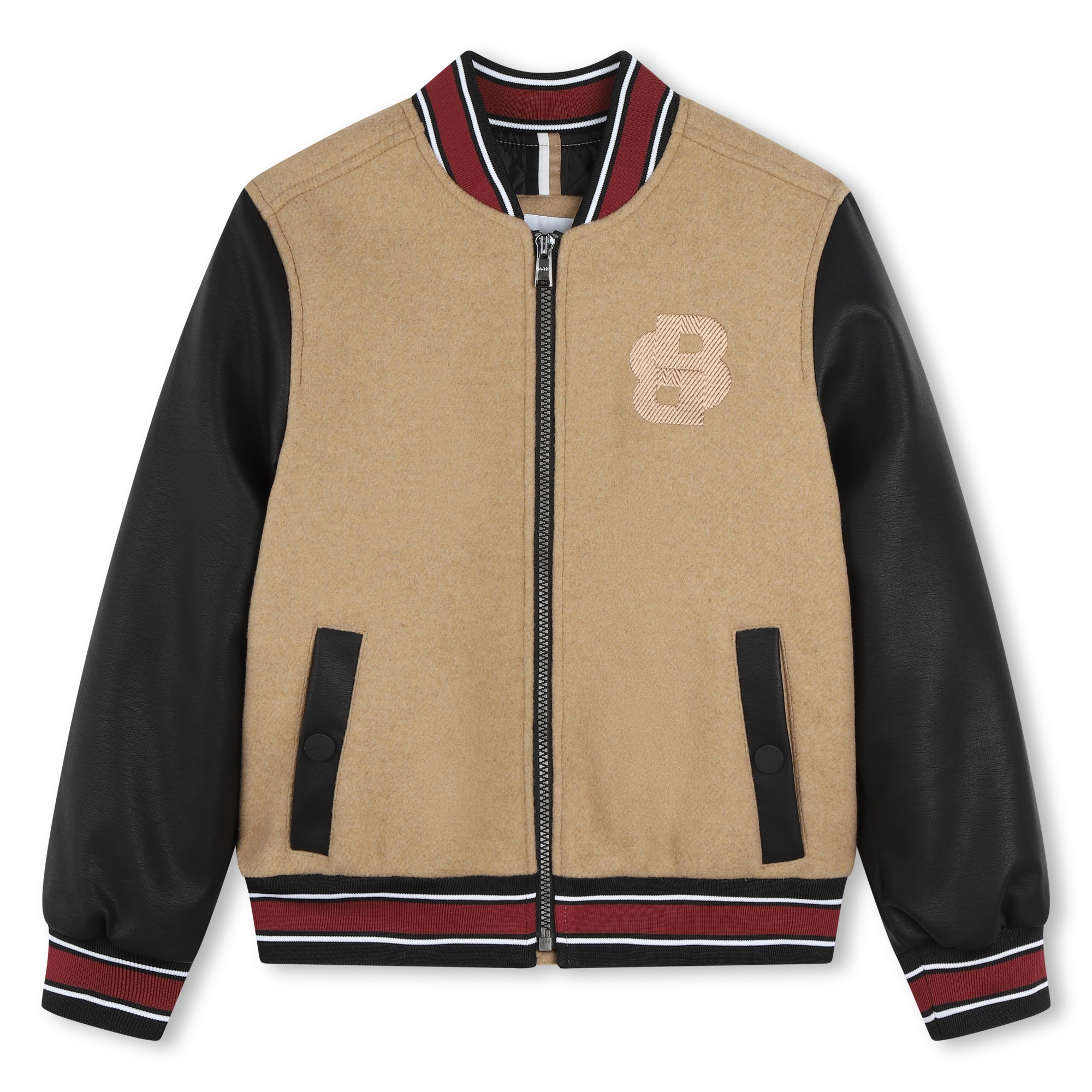 Blouson bomber en lainage BOSS pour GARCON