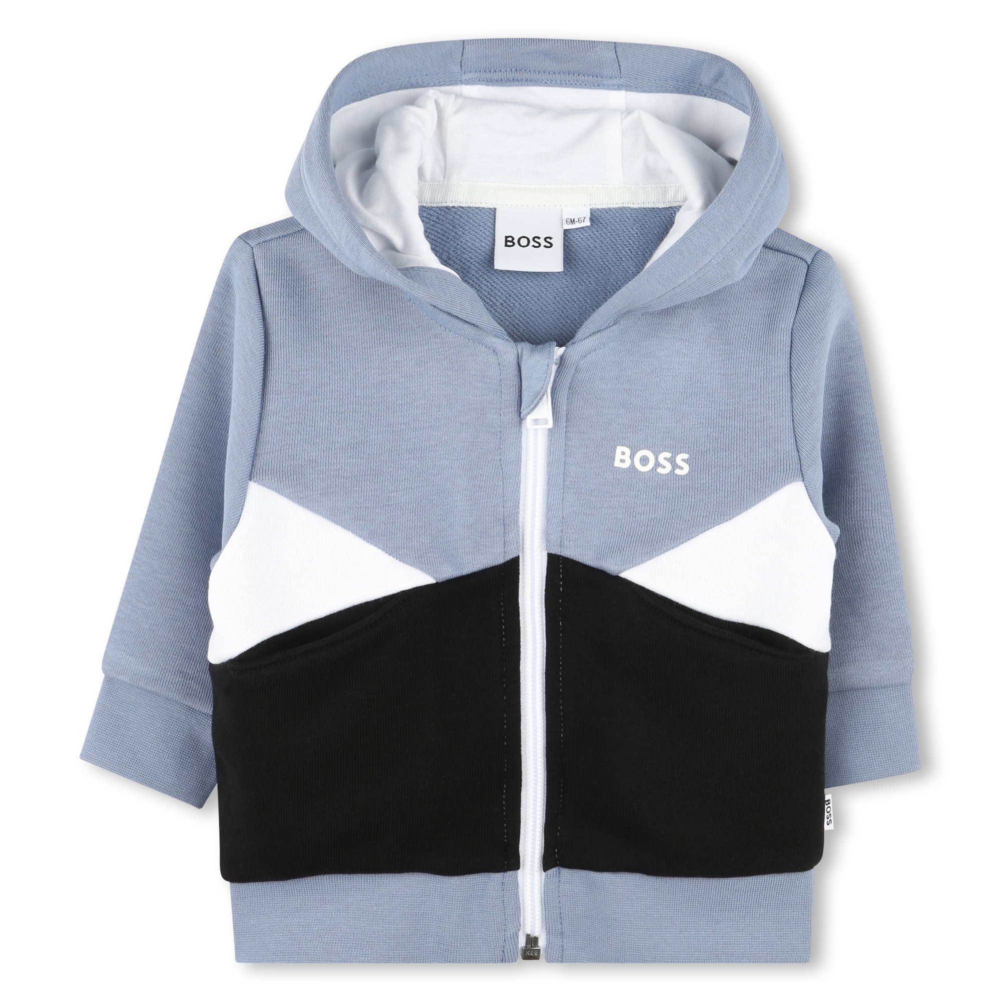 CARDIGAN CON CAPUCHA BOSS para NIÑO