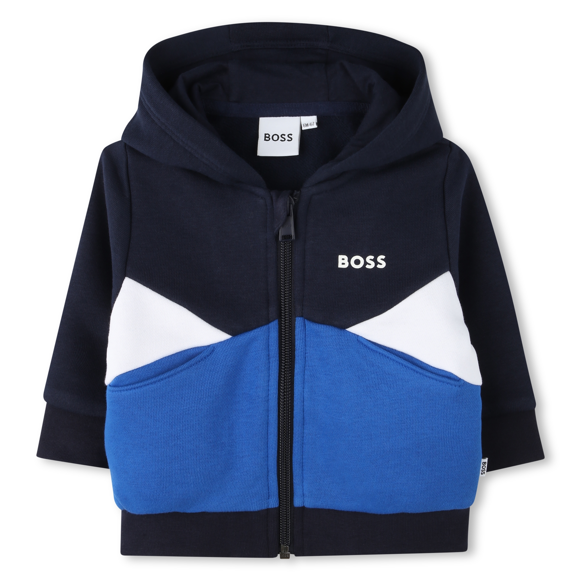 CARDIGAN A CAPUCHE BOSS pour GARCON