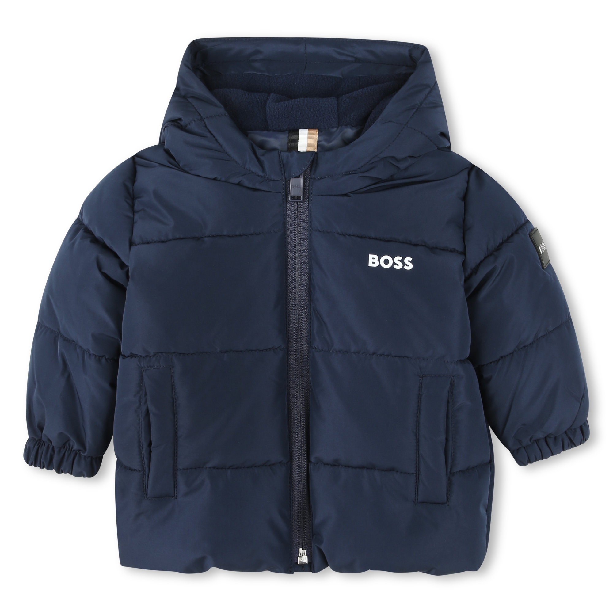 BOSS Wasserabweisende Kapuzenjacke baby blau Kids around