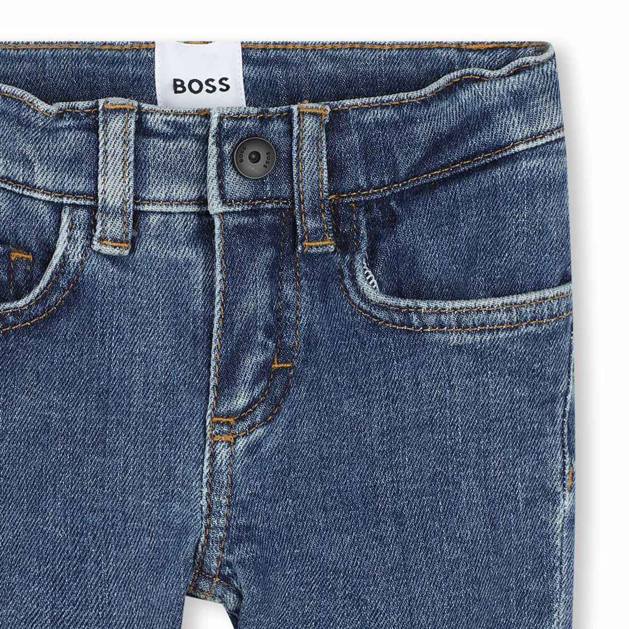 Jeans in misto cotone BOSS Per RAGAZZO