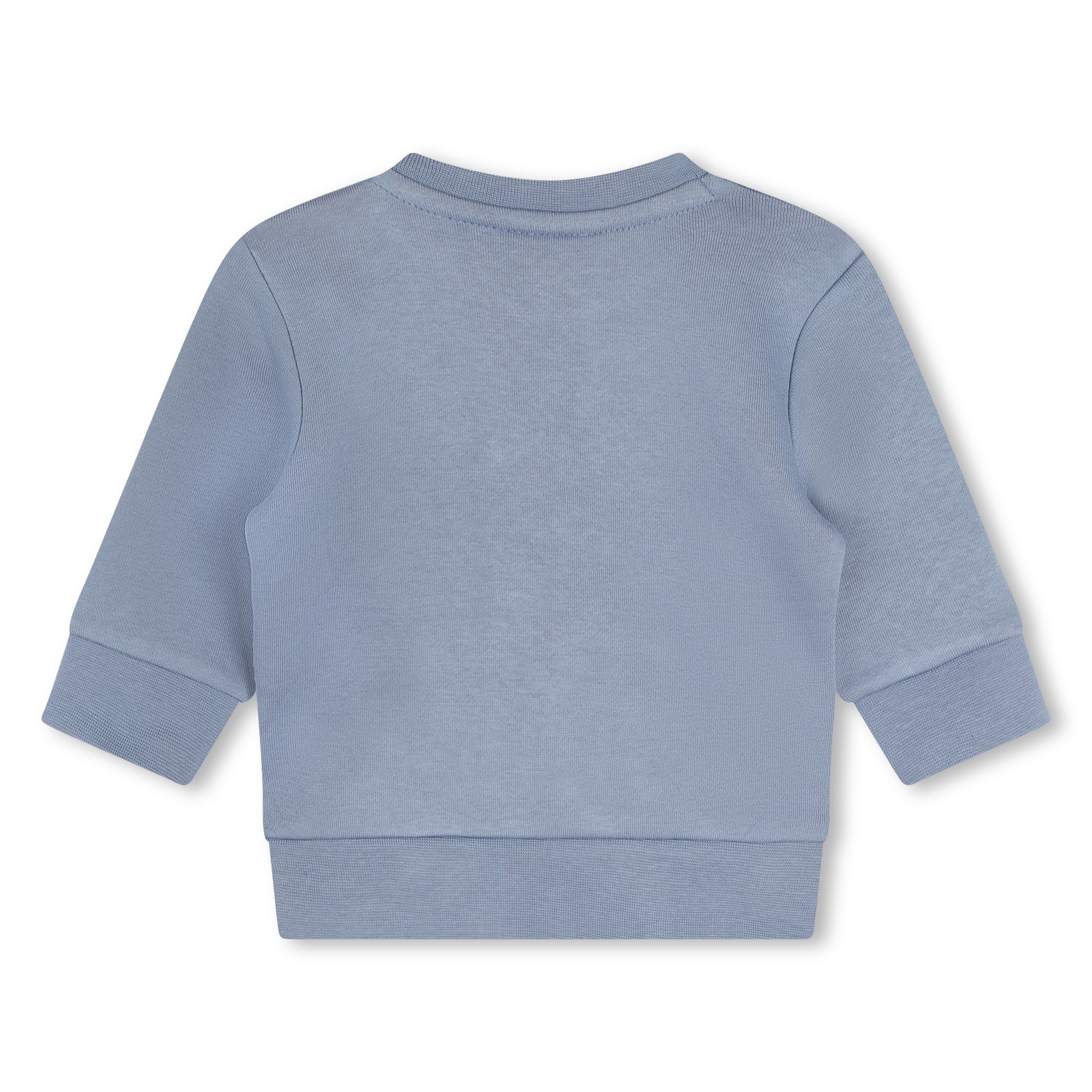 Fleece sweatshirt ronde hals BOSS Voor