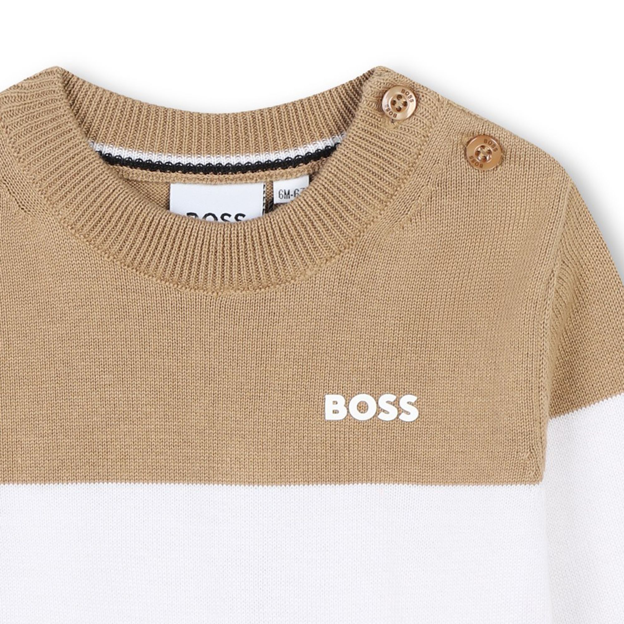 Pull rayé BOSS pour GARCON