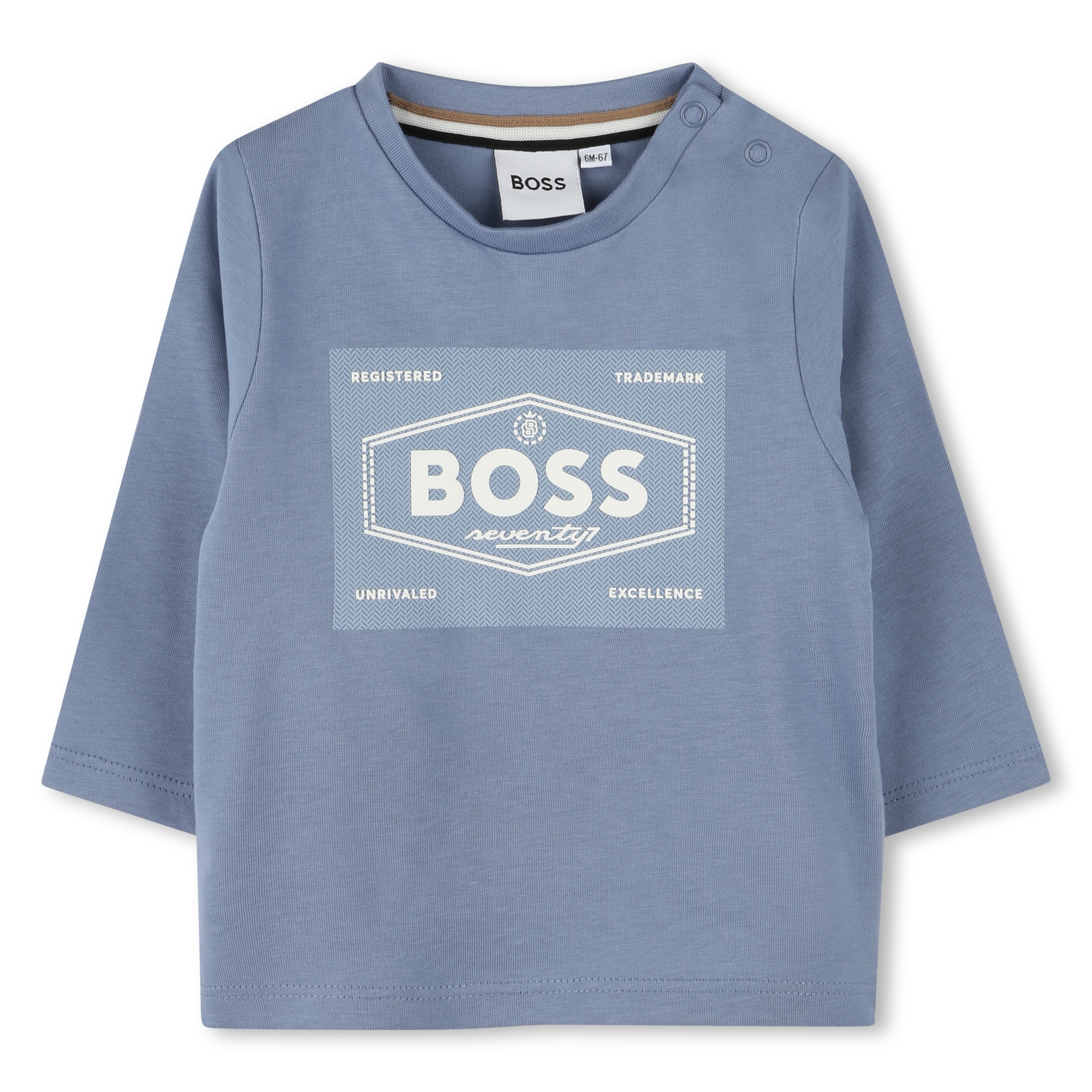 Cotton T-shirt with print BOSS for BOY