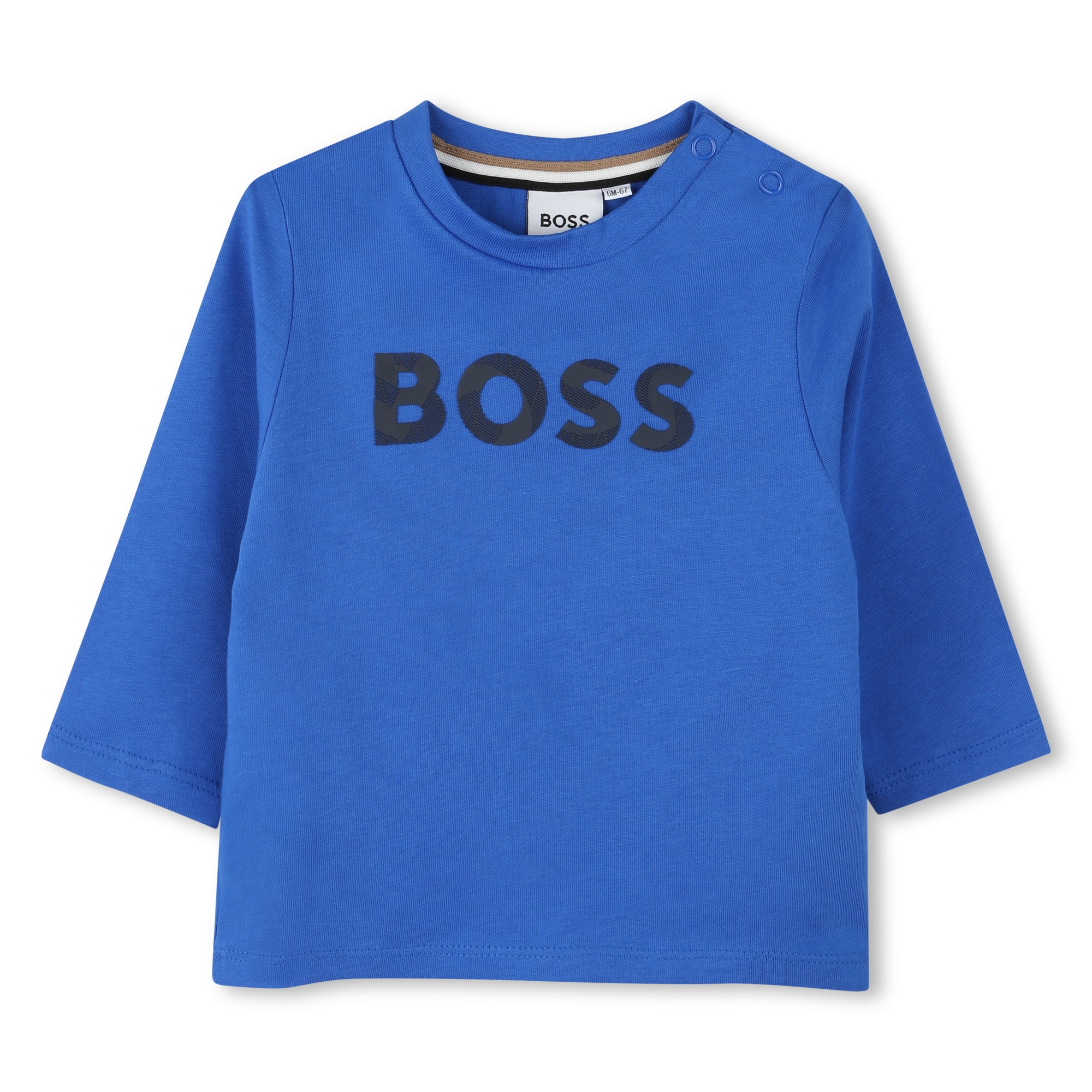 T-shirt in cotone con logo BOSS Per RAGAZZO