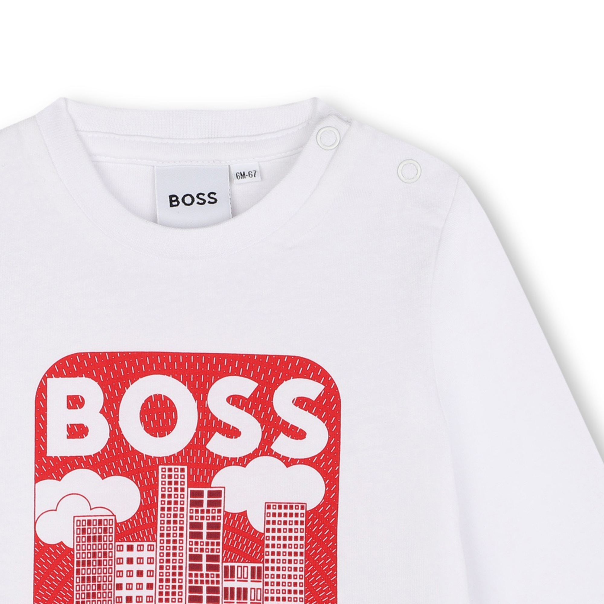 T-shirt avec imprimé BOSS pour GARCON