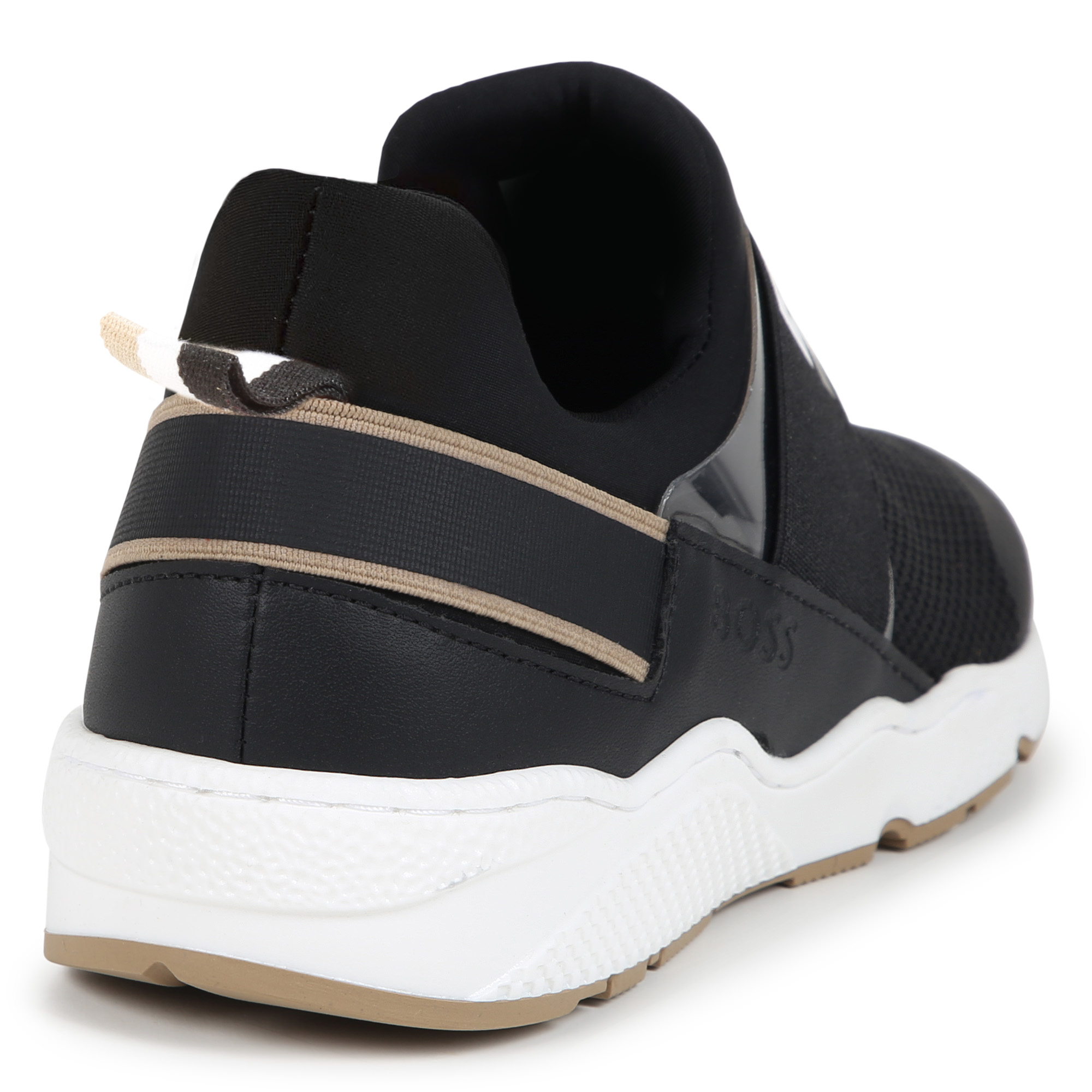 Multi-material trainers BOSS for BOY