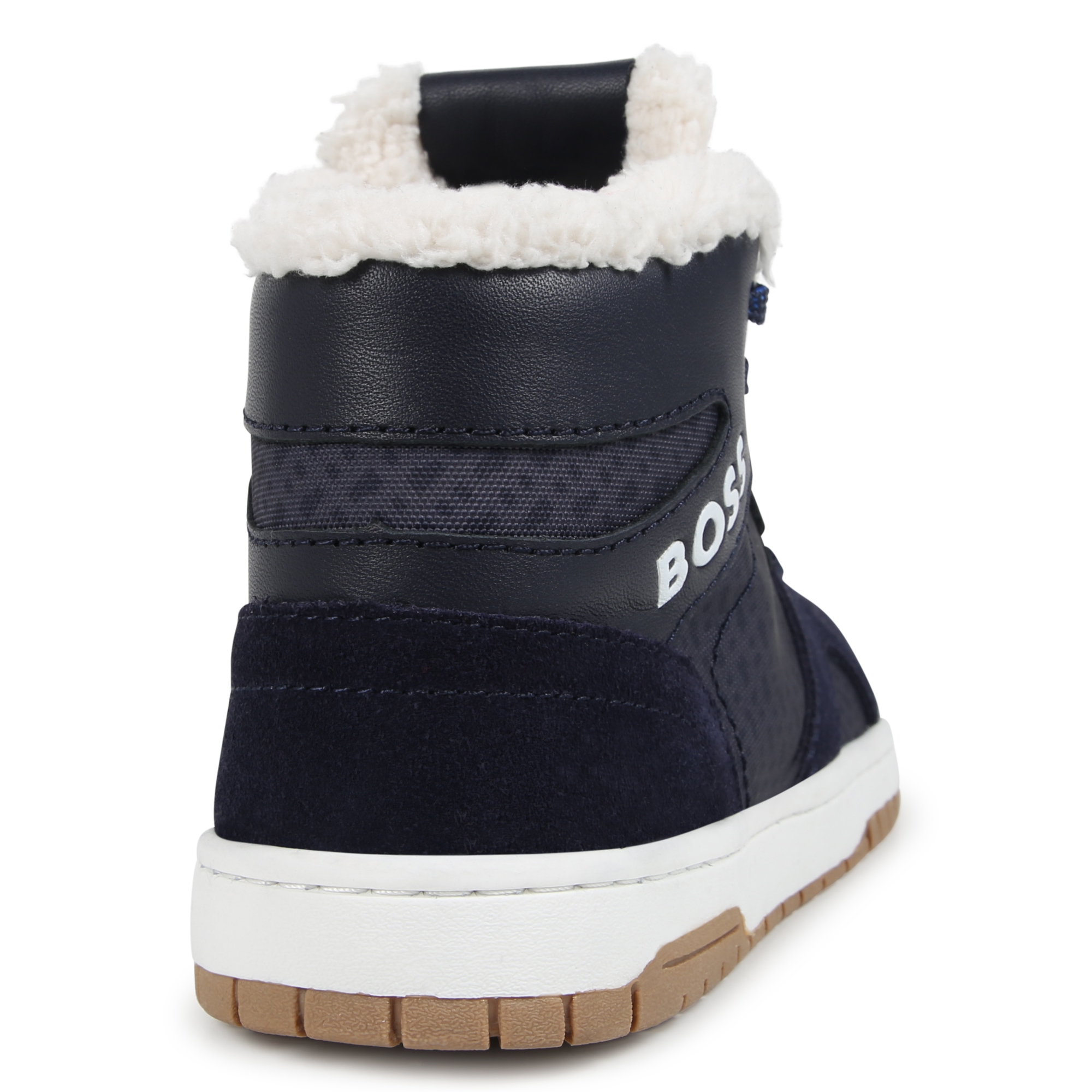 Sneakers stringate misto pelle BOSS Per RAGAZZO