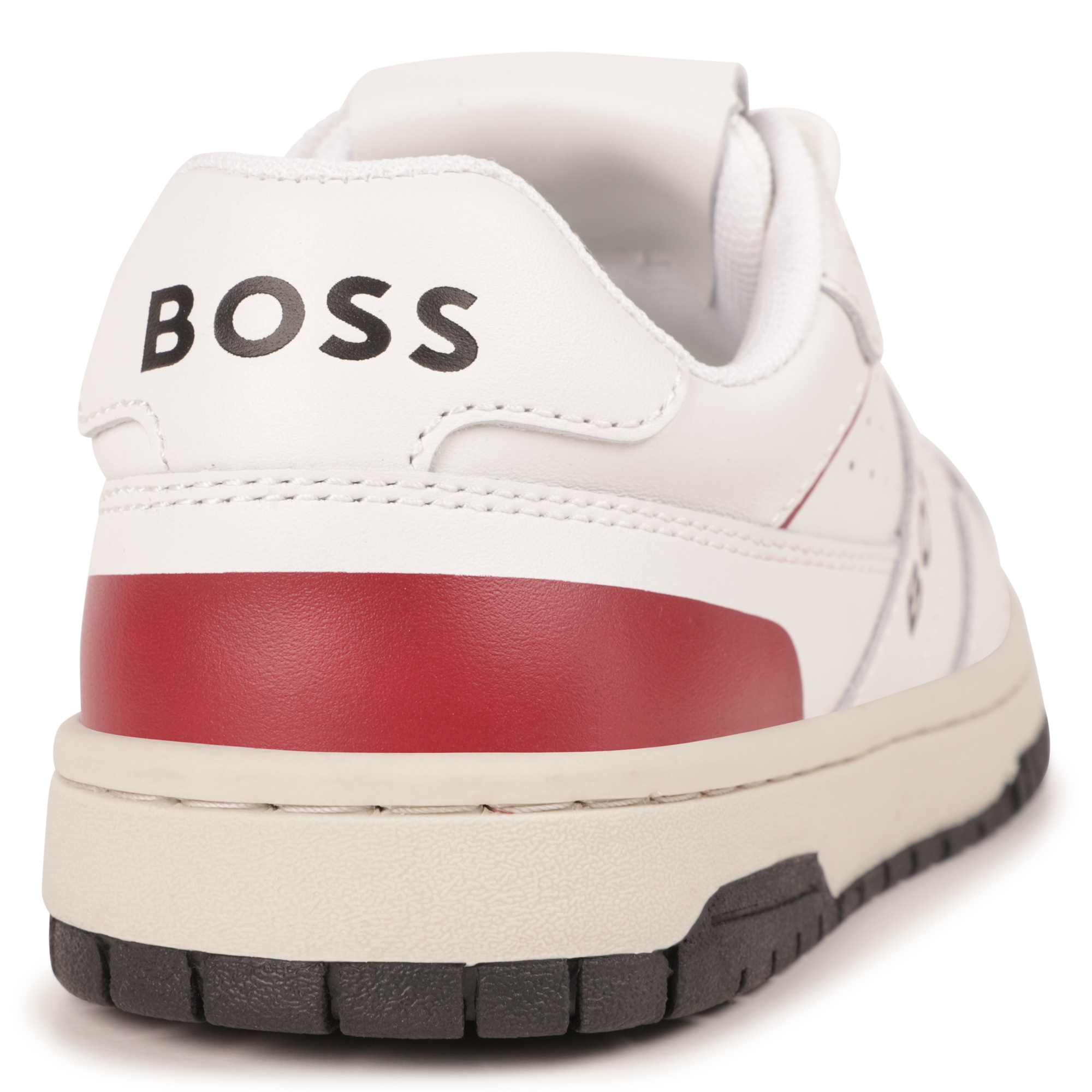 Lace-up leather trainers BOSS for BOY