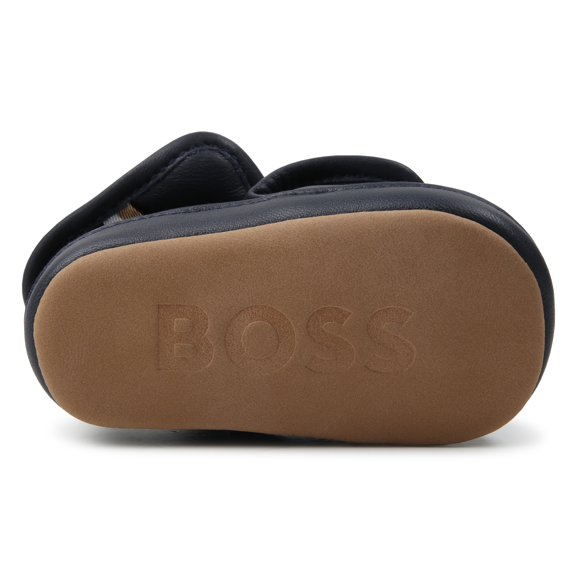 Elasticated leather slippers BOSS for UNISEX