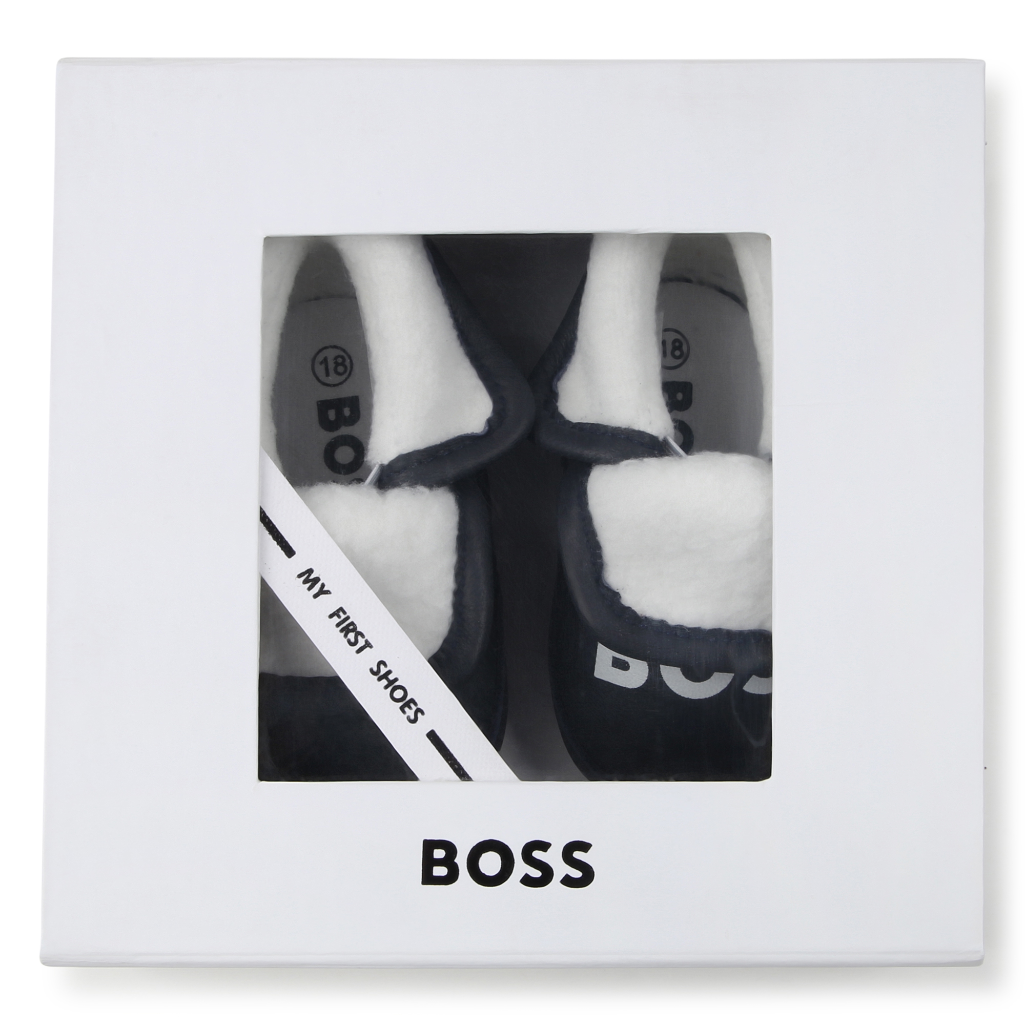 Chaussons élastiqués en cuir de mouton BOSS pour UNISEXE