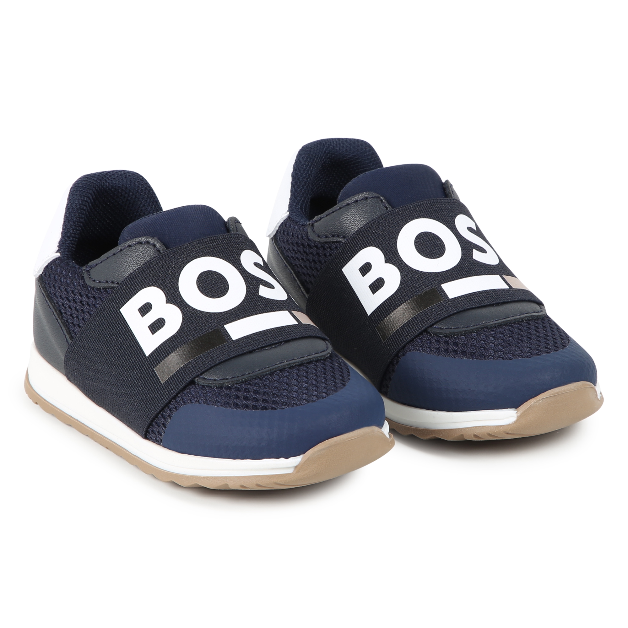 Zapatillas bimateria elásticas BOSS para NIÑO