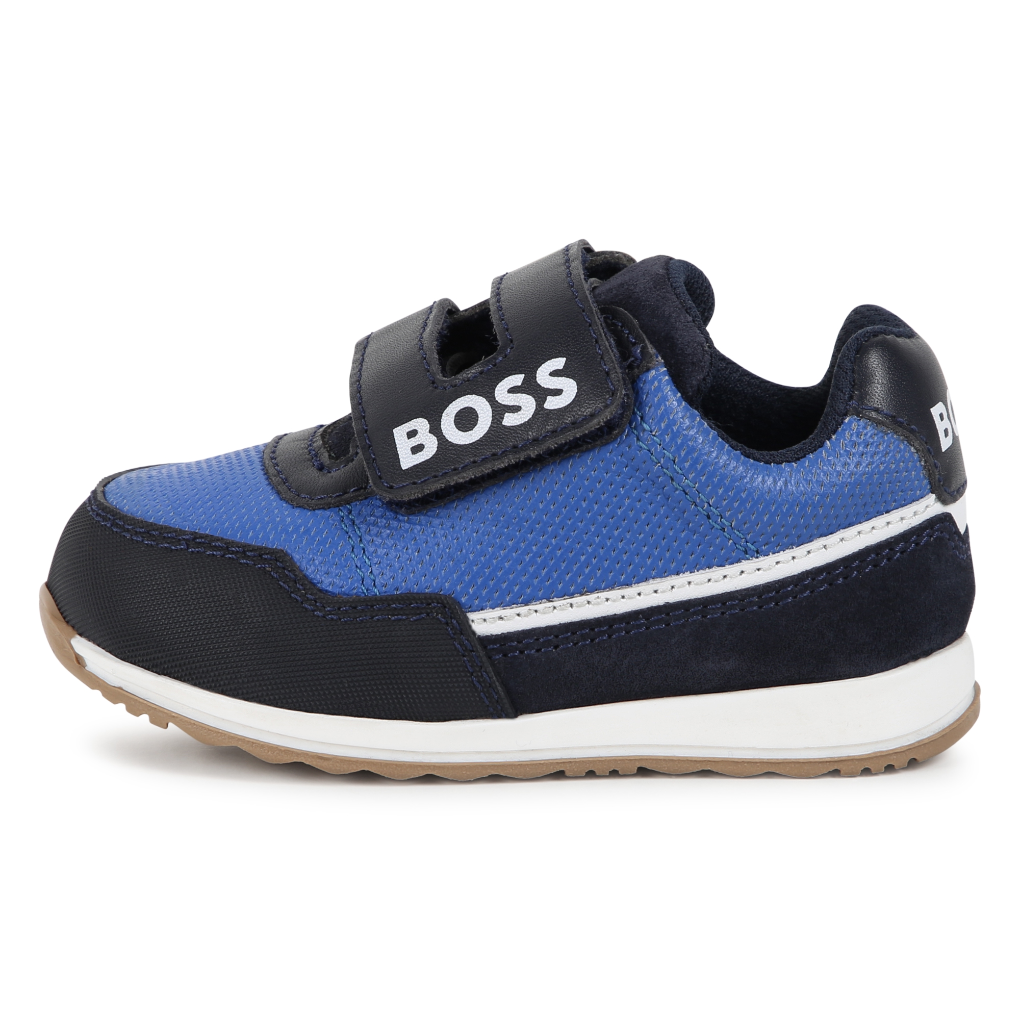 Deportivas con piel y velcro BOSS para NIÑO