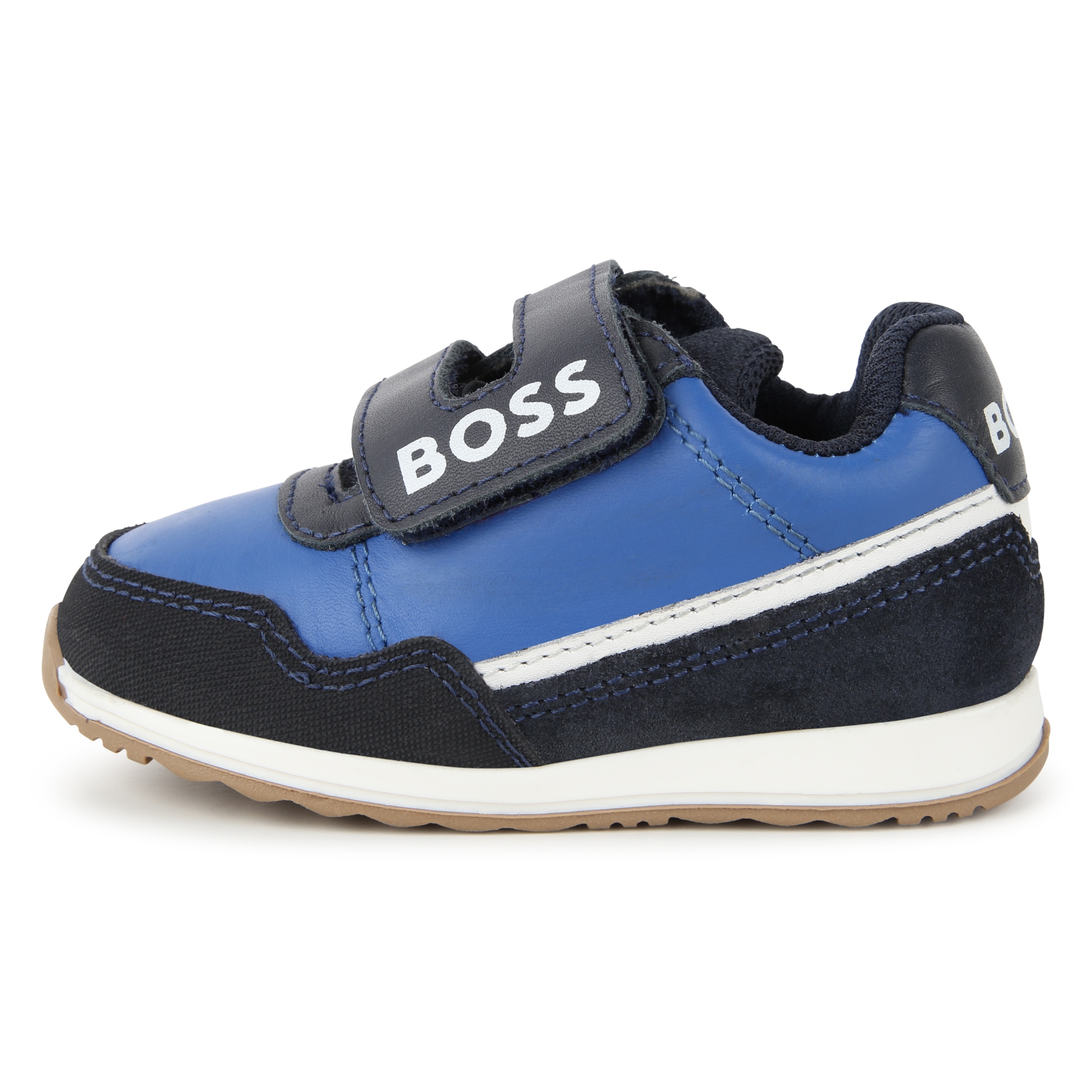 Baskets  en cuir de vachette BOSS pour GARCON