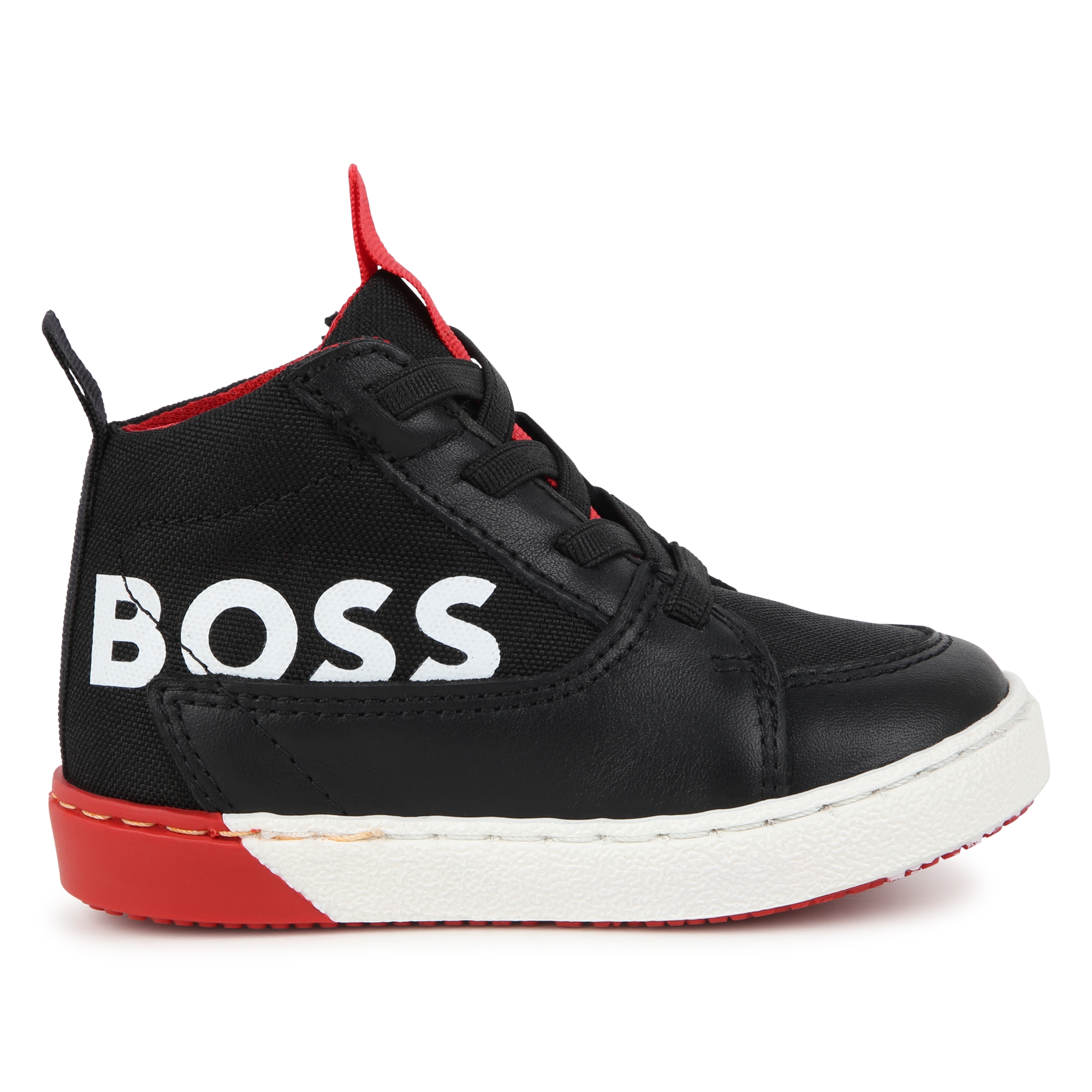 Hook-and-loop lace-up trainers BOSS for BOY