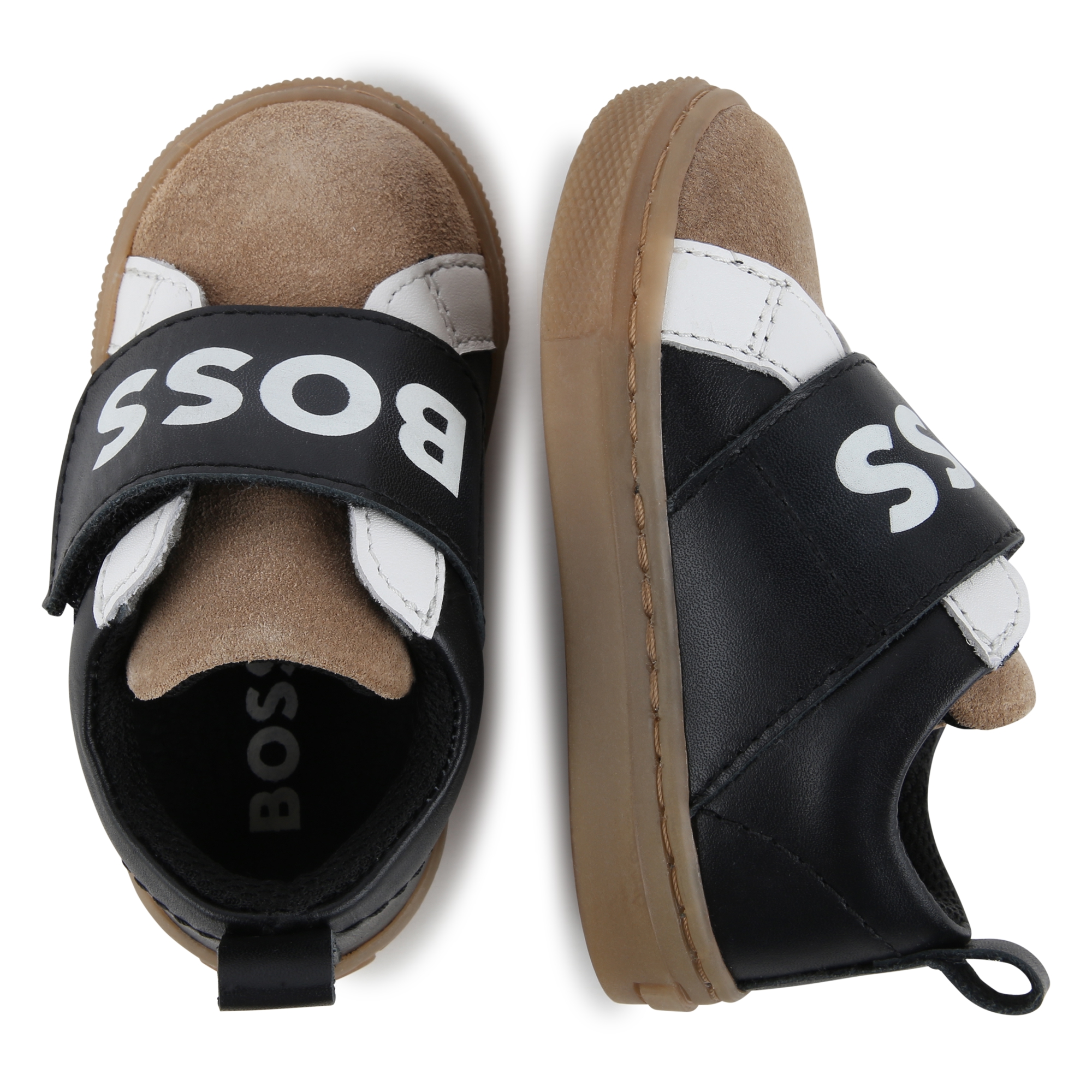 Sneakers stringate in pelle BOSS Per RAGAZZO