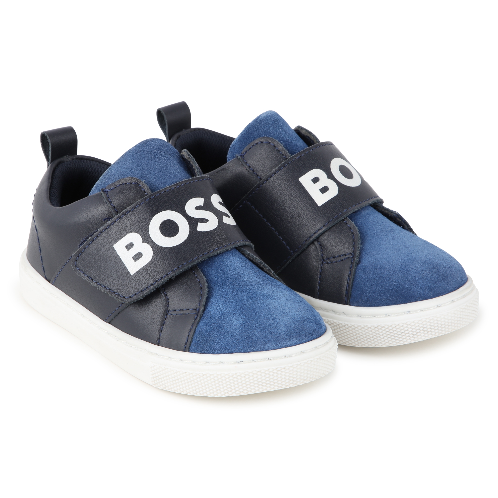 Sneakers stringate in pelle BOSS Per RAGAZZO