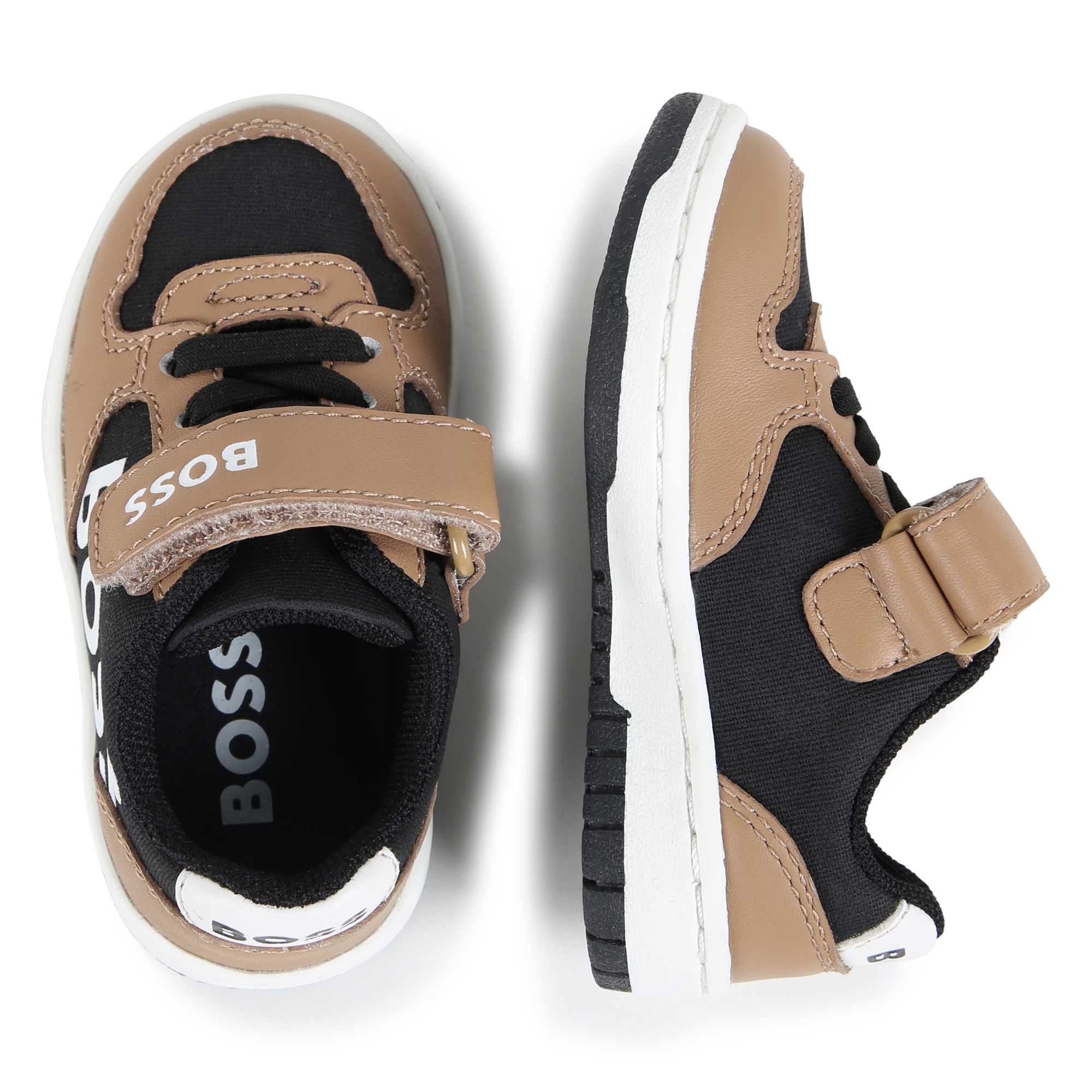 Sneakers con lacci e velcro BOSS Per RAGAZZO