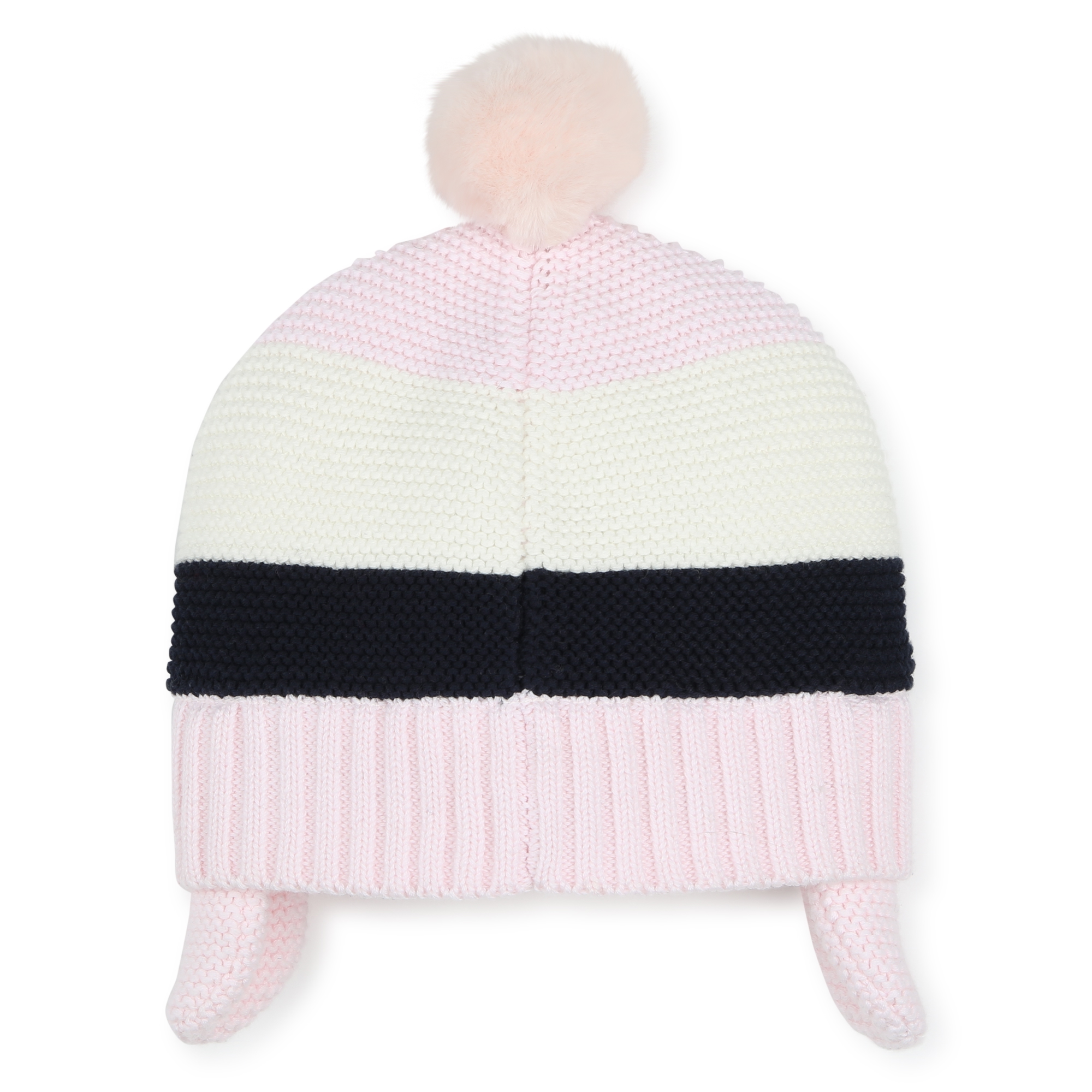 Bonnet à pompon en coton BOSS pour FILLE