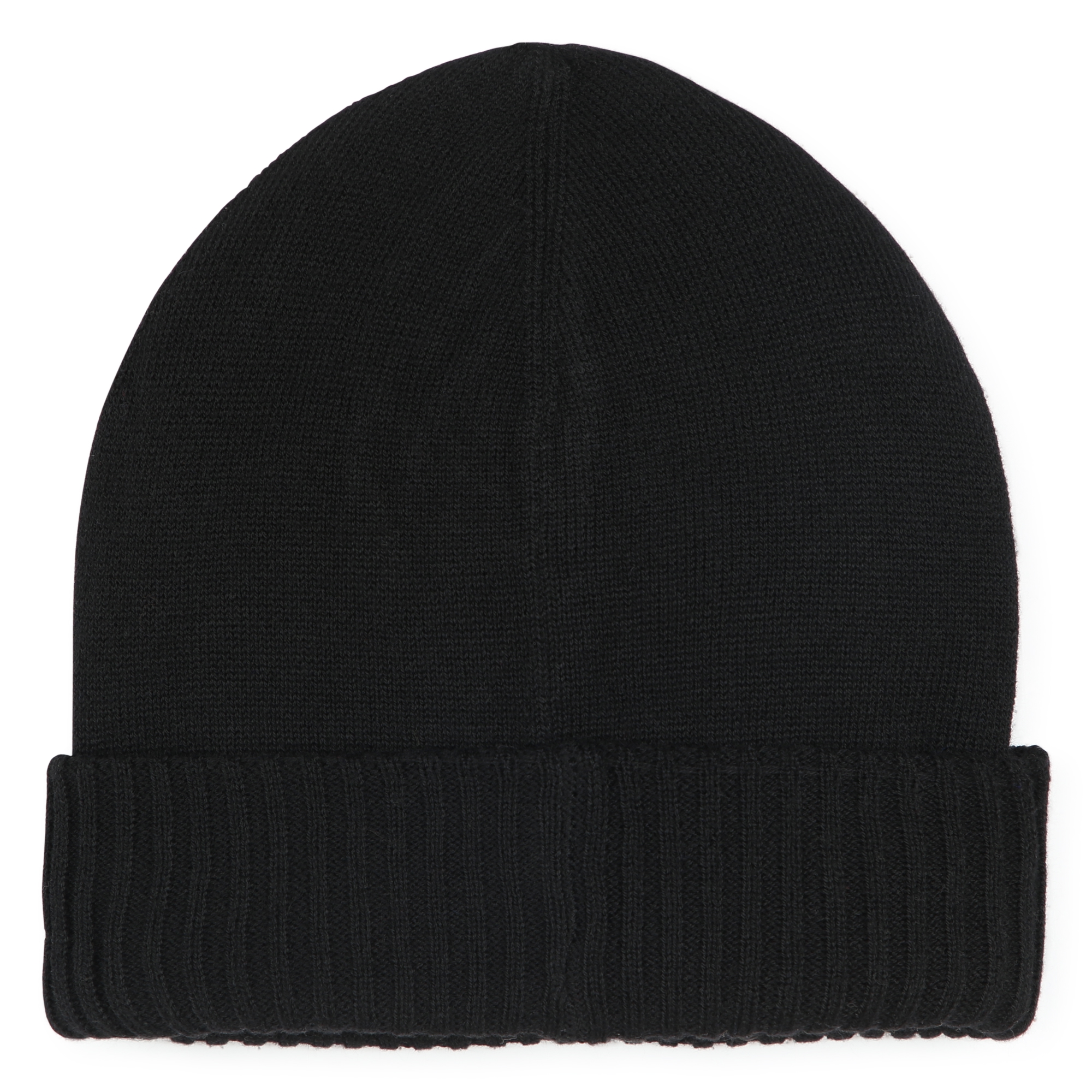 Bonnet tricot avec revers BOSS pour GARCON