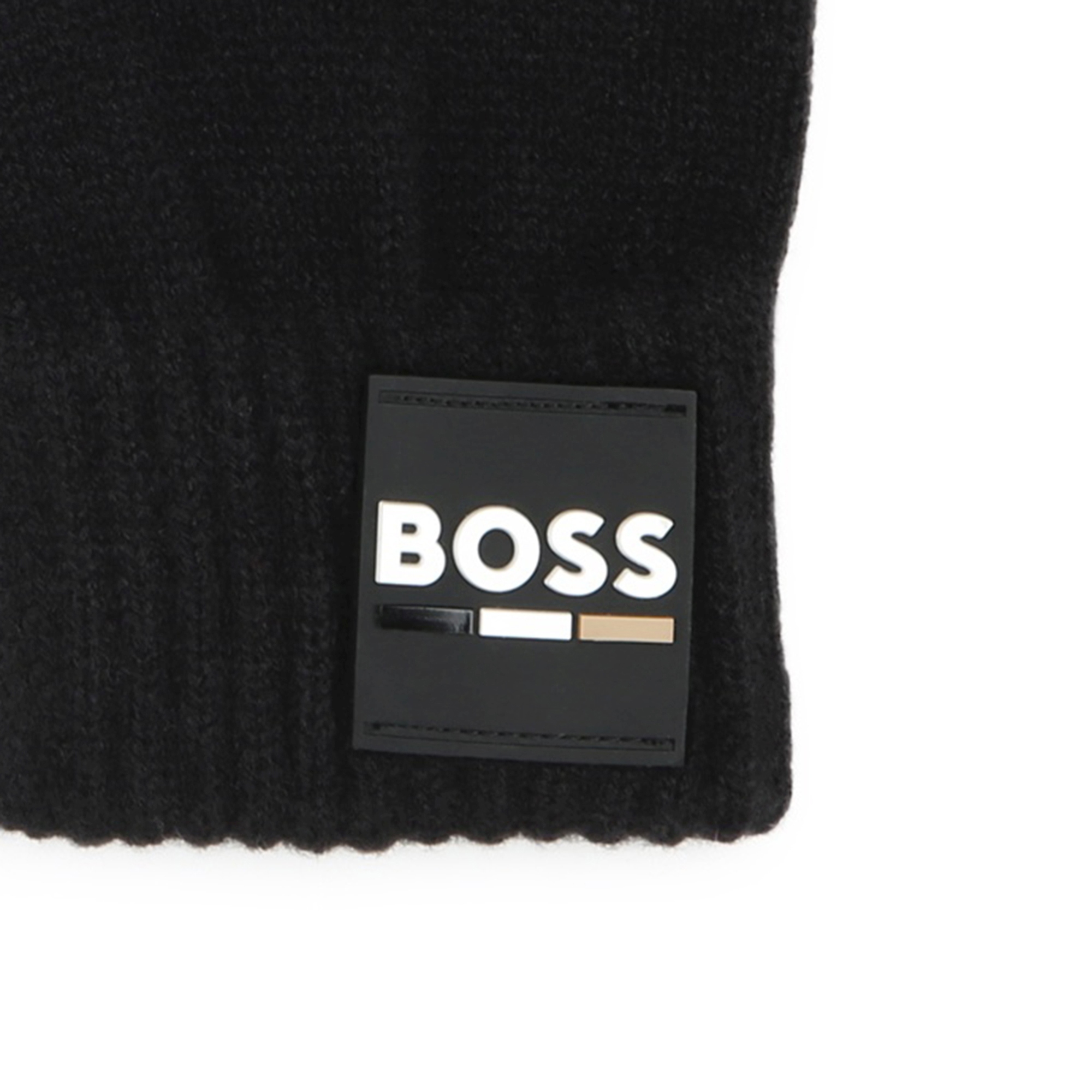 Einfarbige Strickhandschuhe BOSS Für JUNGE