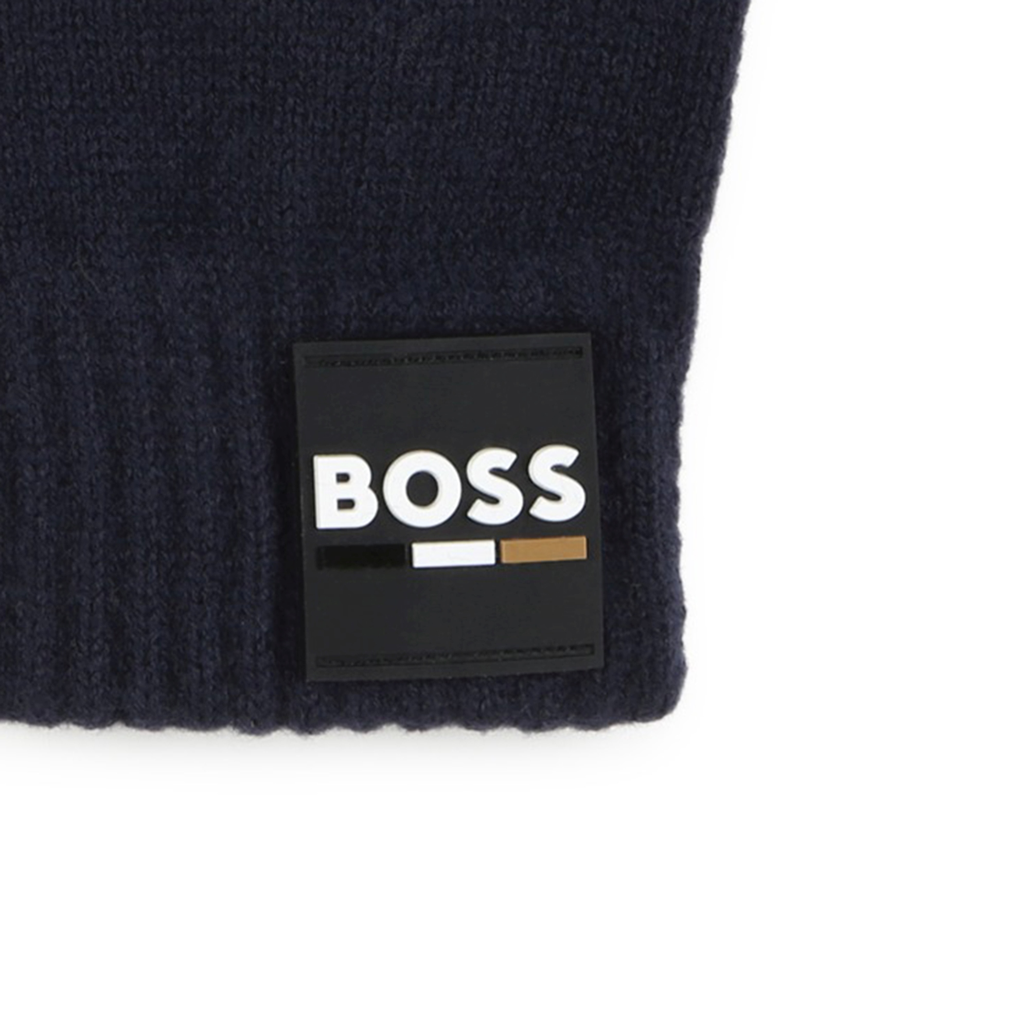 Einfarbige Strickhandschuhe BOSS Für JUNGE