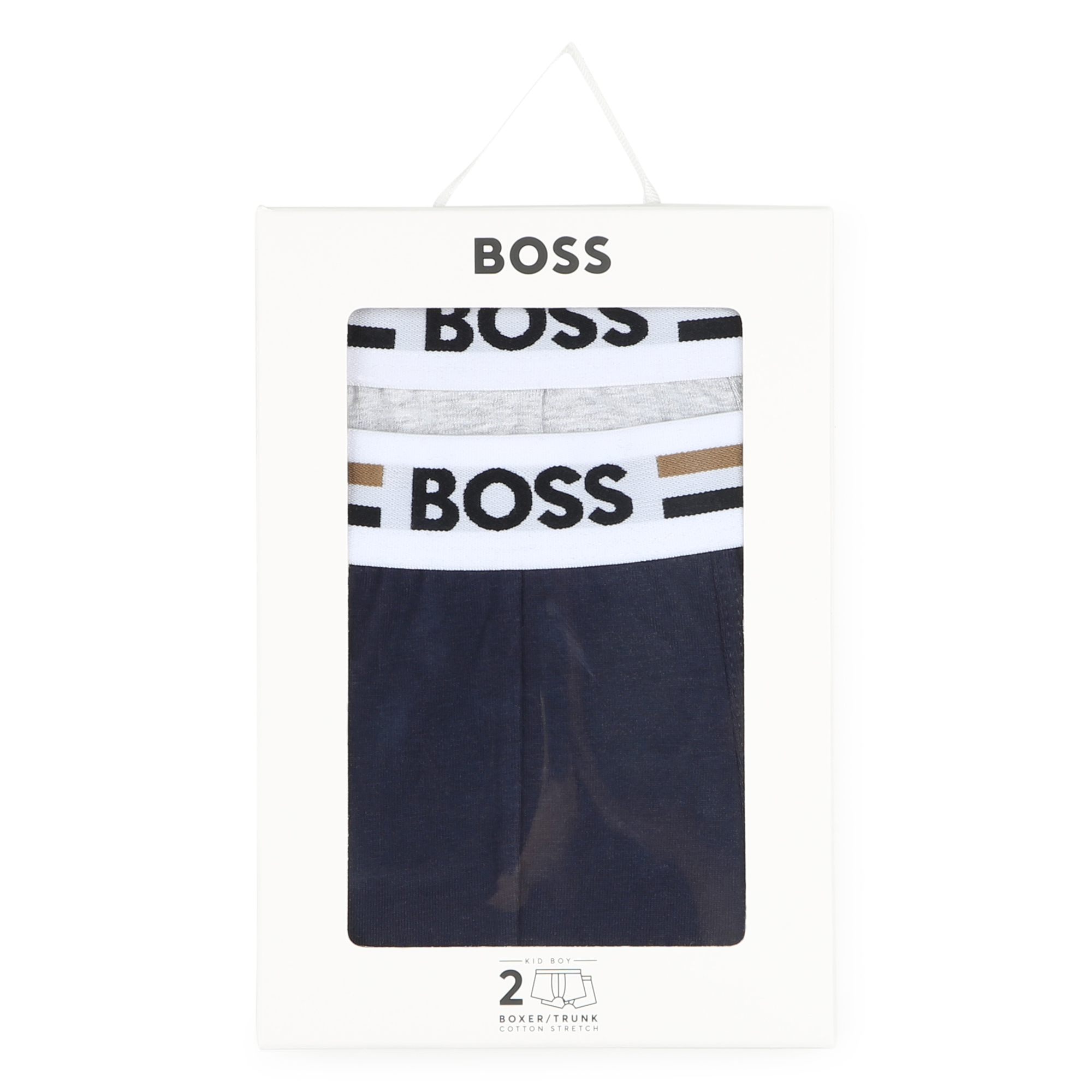 Lot de 2 boxers en coton BOSS pour GARCON