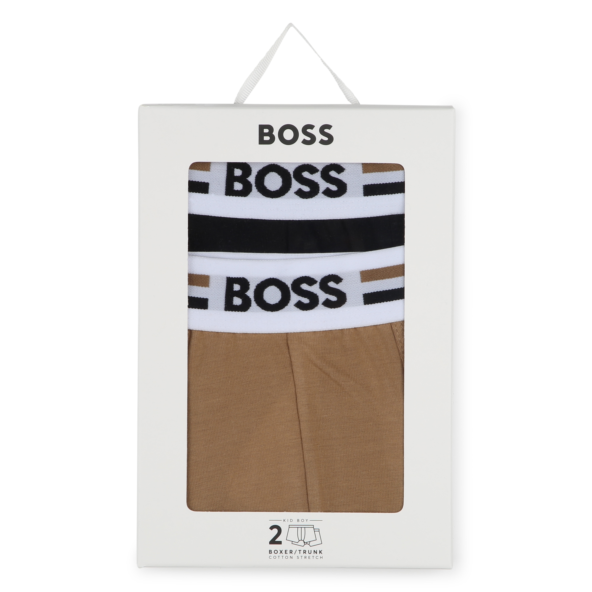 Two-pack of cotton boxers BOSS for BOY