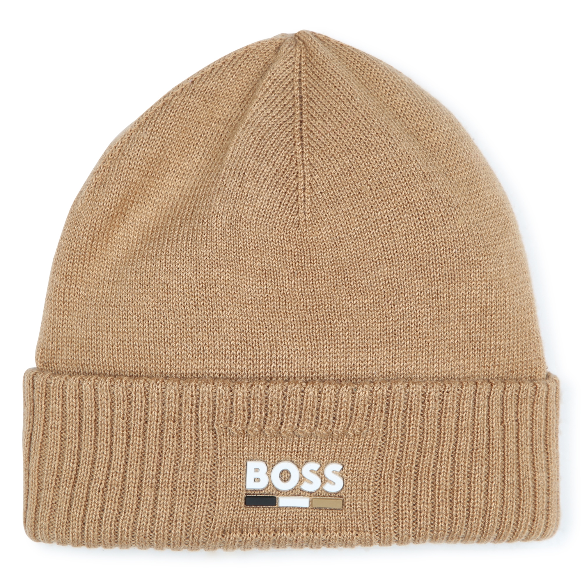 Knitted hat with cuff BOSS for BOY