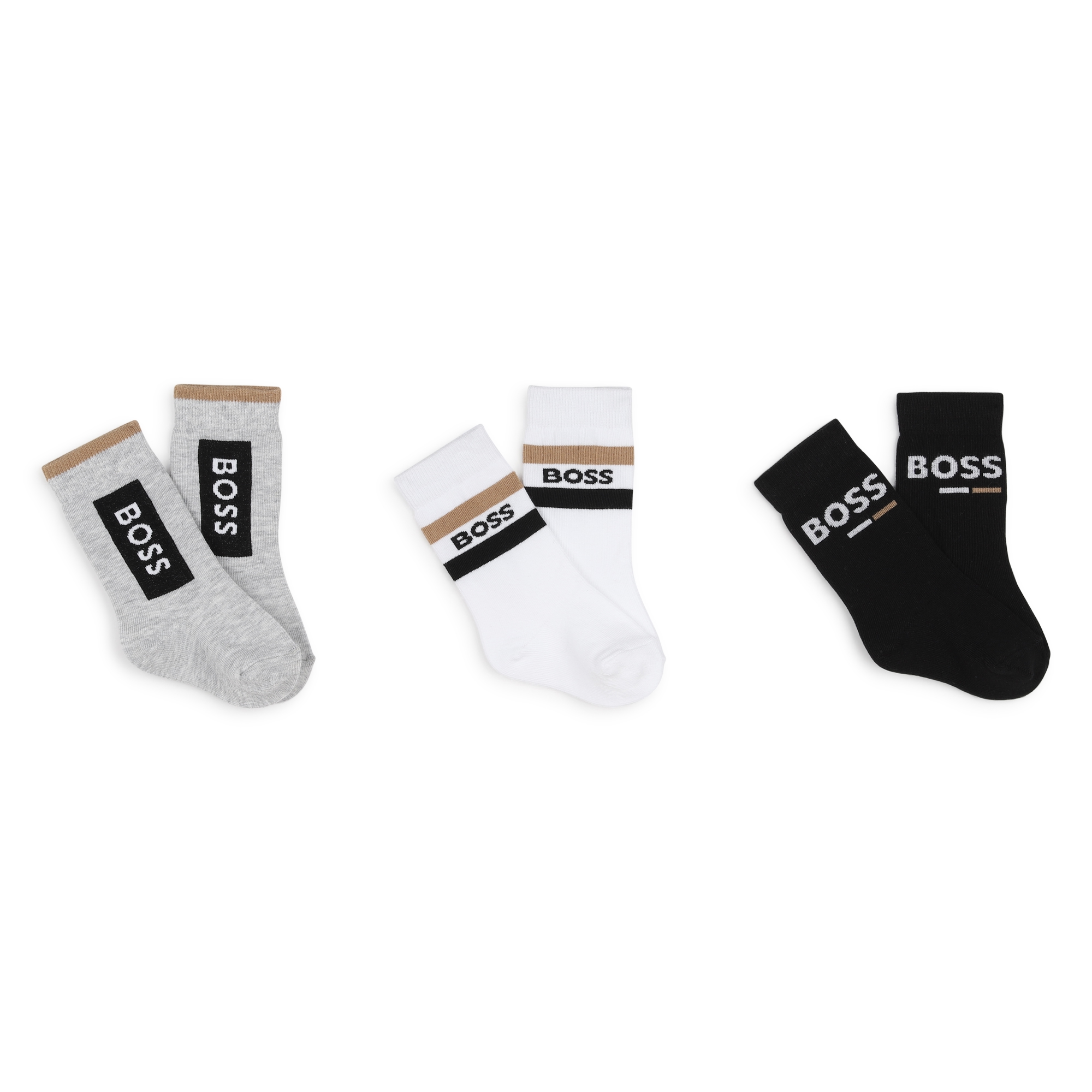 Lot de 3 paires de chaussettes BOSS pour GARCON