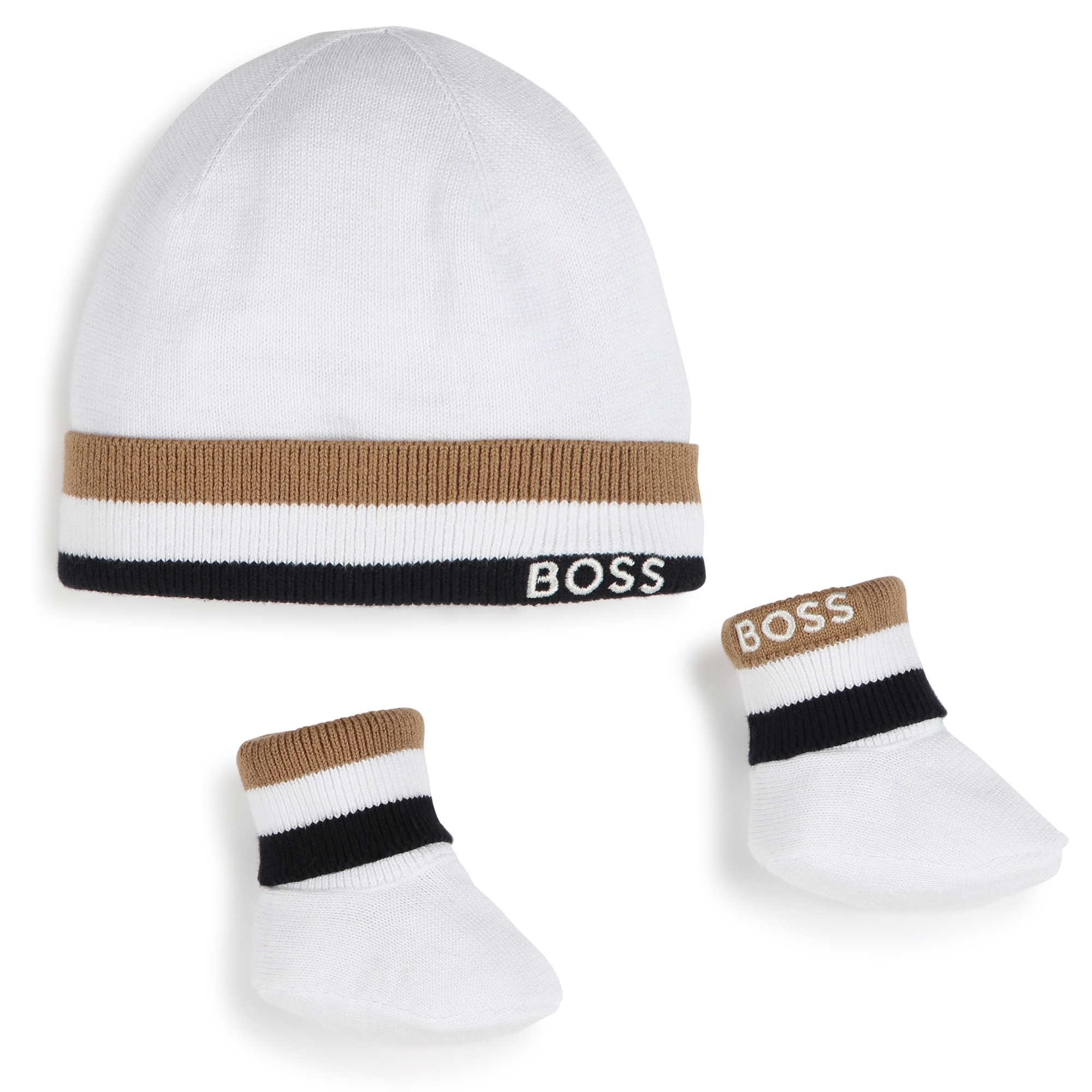 Conjunto gorro y patucos BOSS para UNISEXO