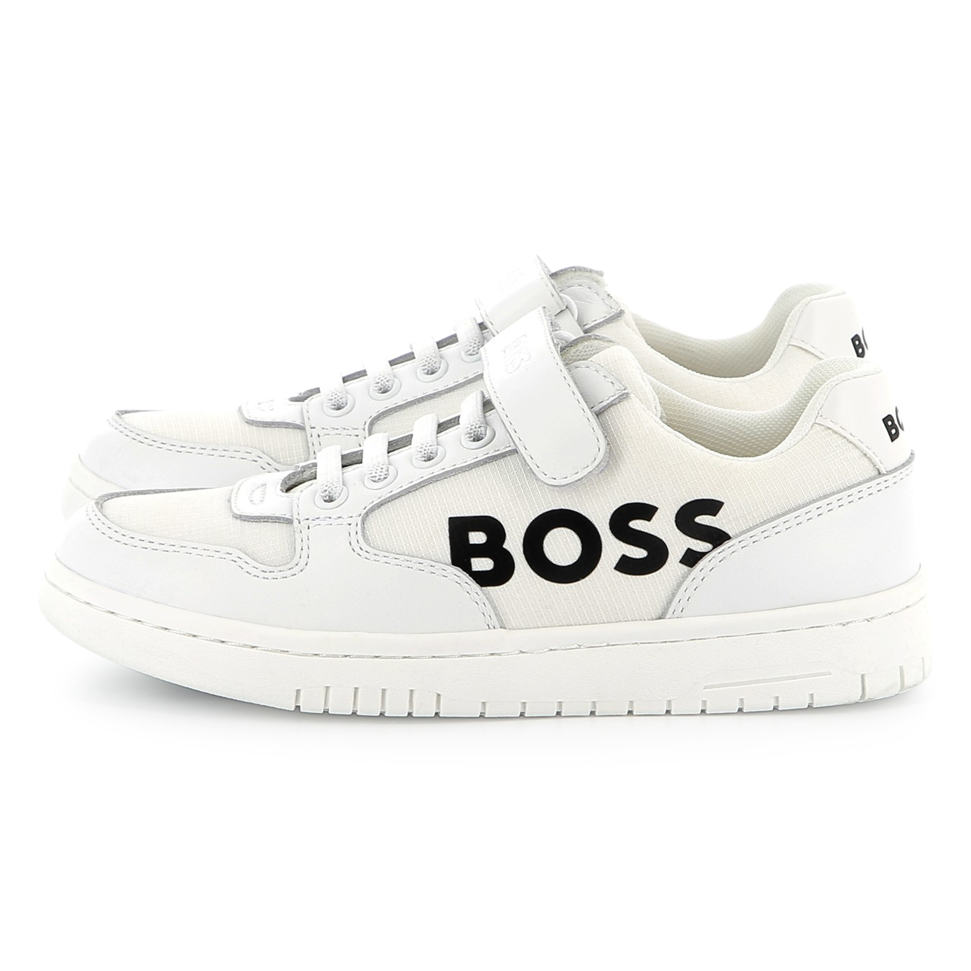 Laced hook-and-loop trainers BOSS for BOY