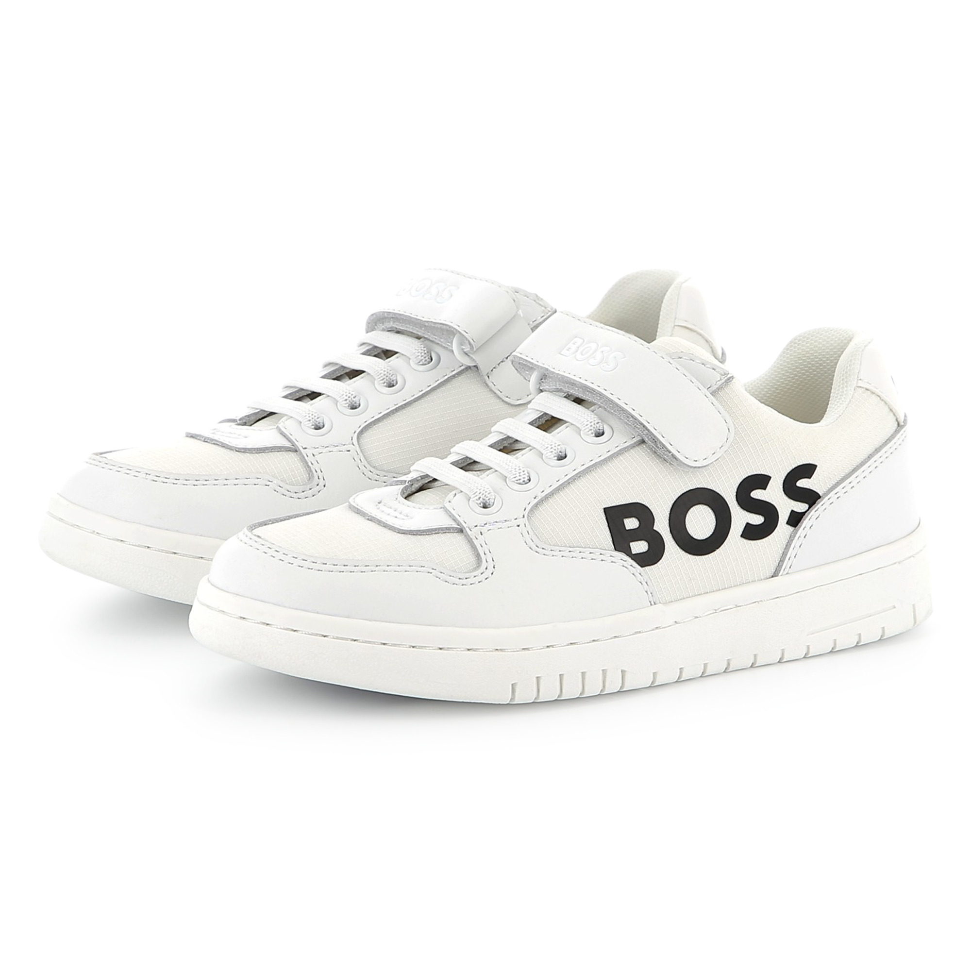 Laced hook-and-loop trainers BOSS for BOY