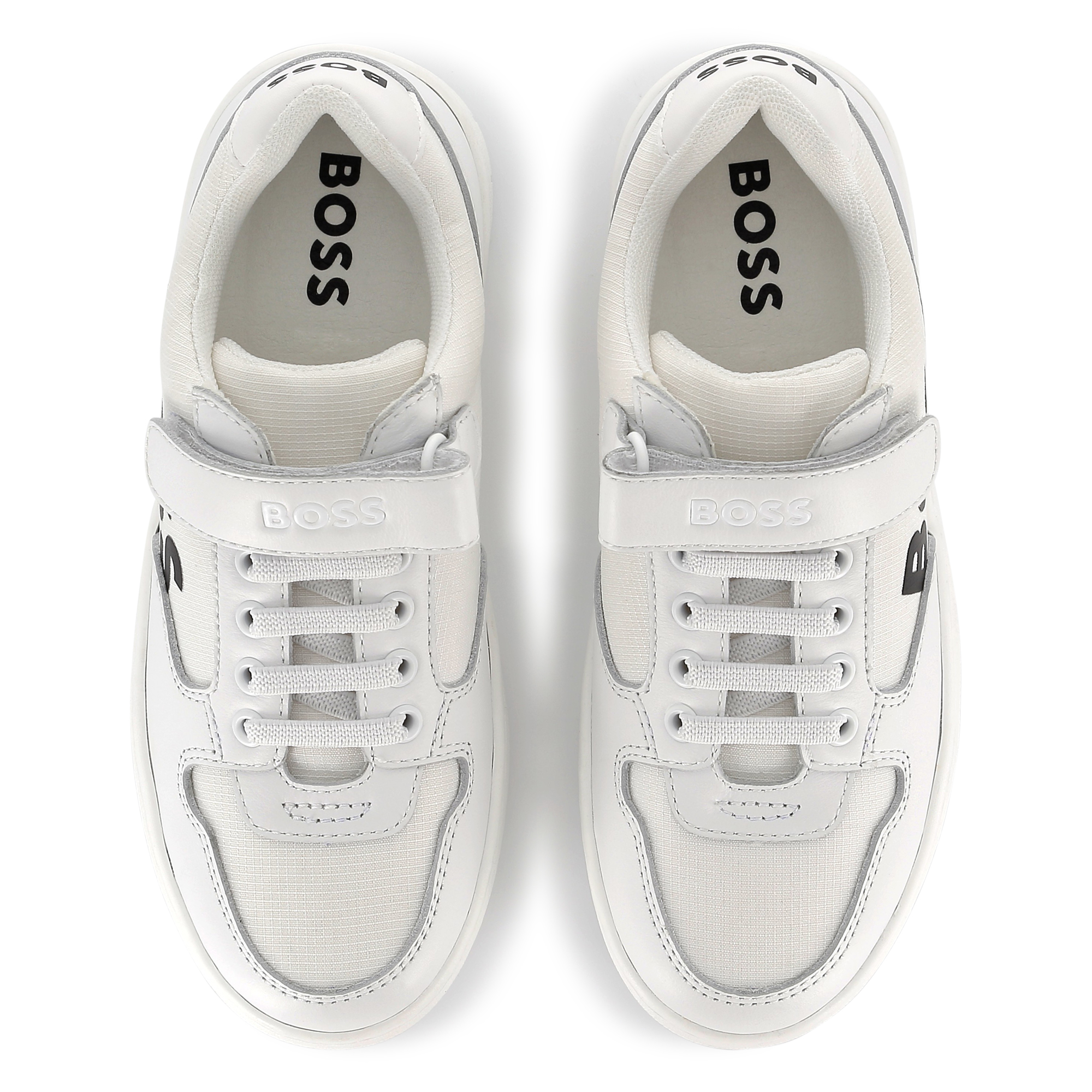 Laced hook-and-loop trainers BOSS for BOY