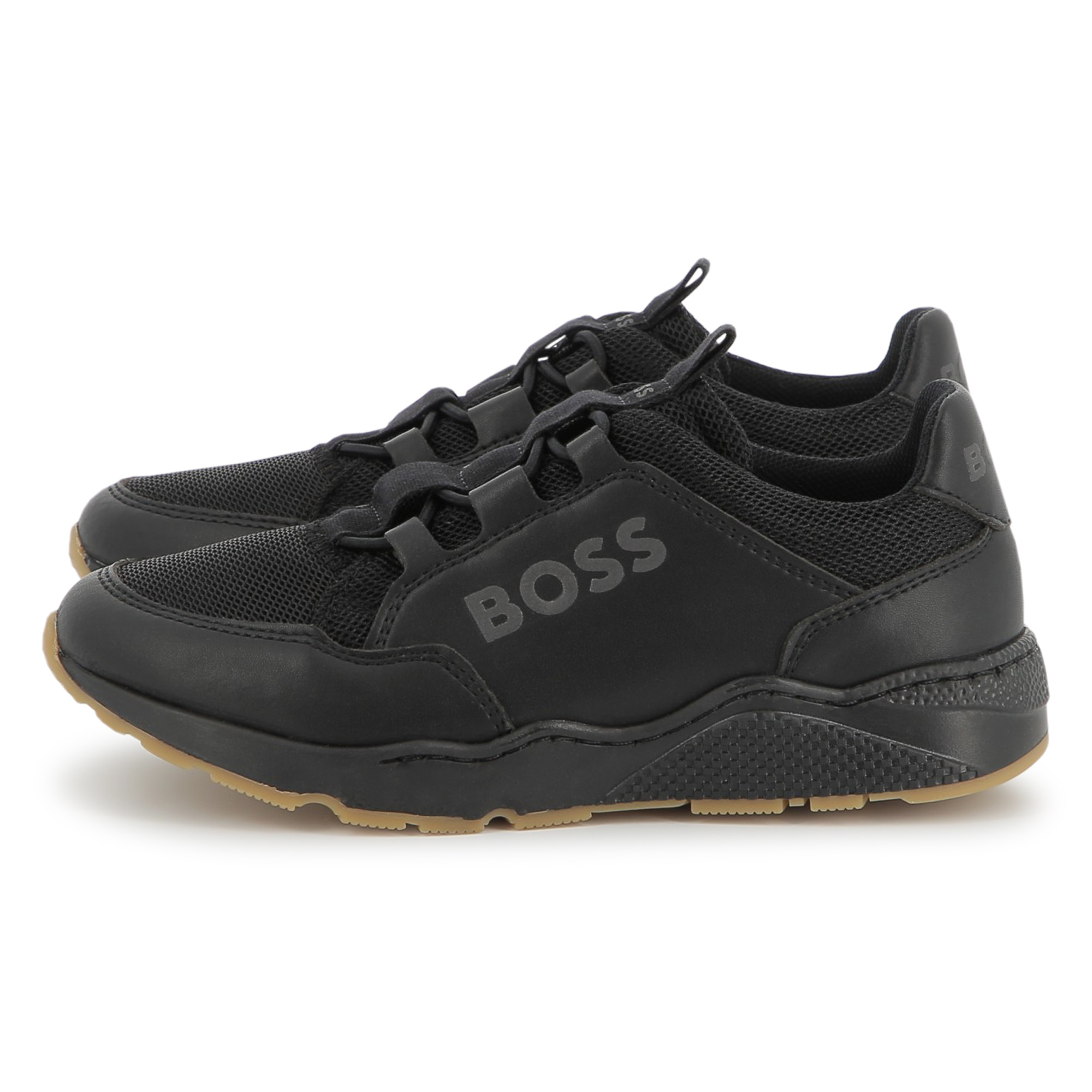 Lace-up elasticated trainers BOSS for BOY