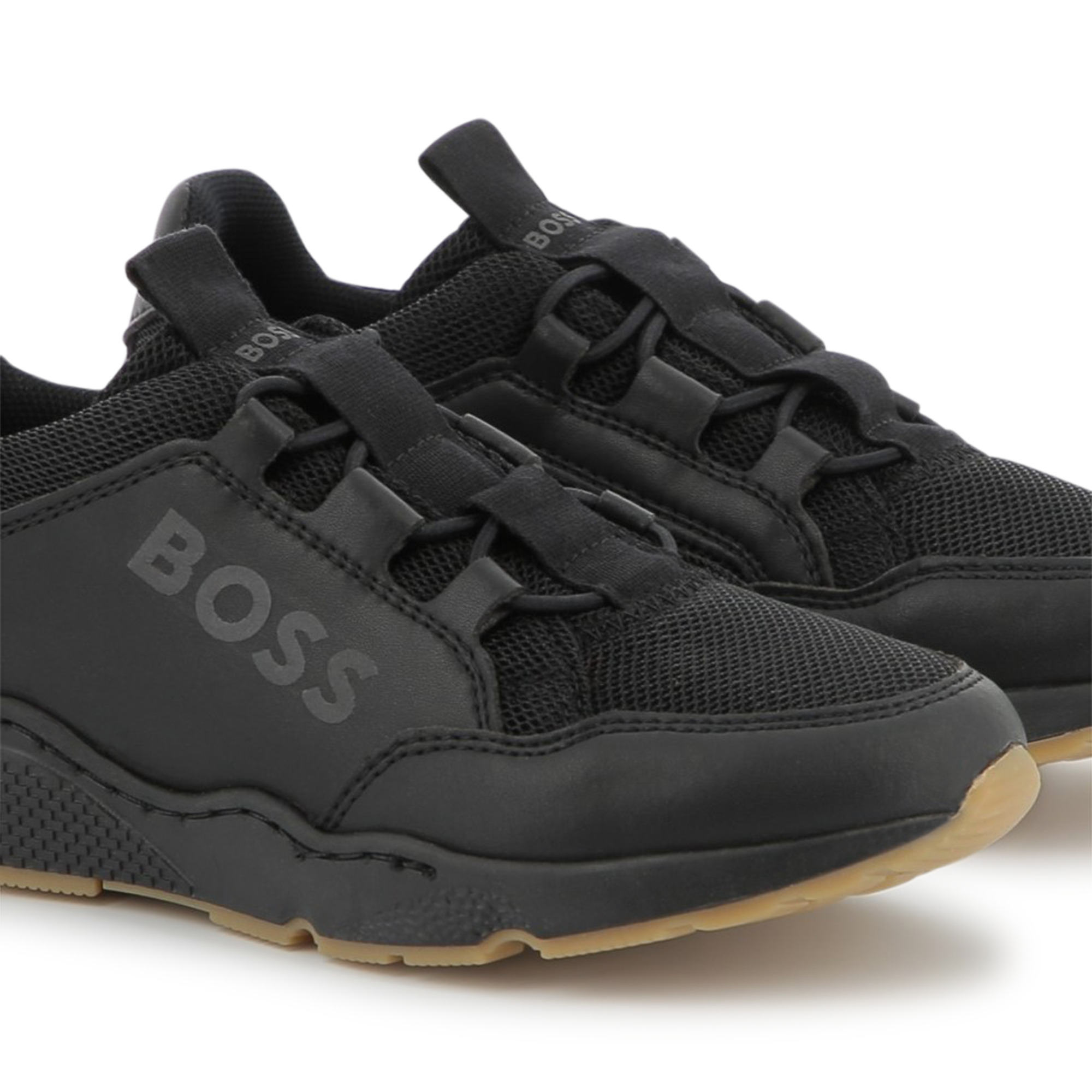 Lace-up elasticated trainers BOSS for BOY