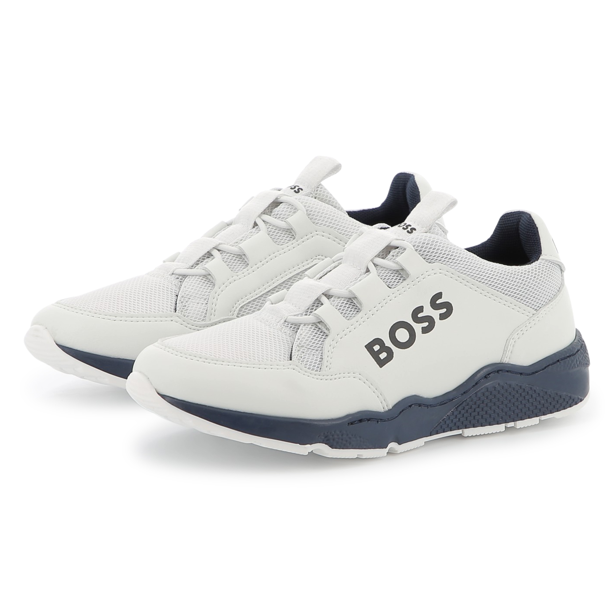 Lace-up elasticated trainers BOSS for BOY