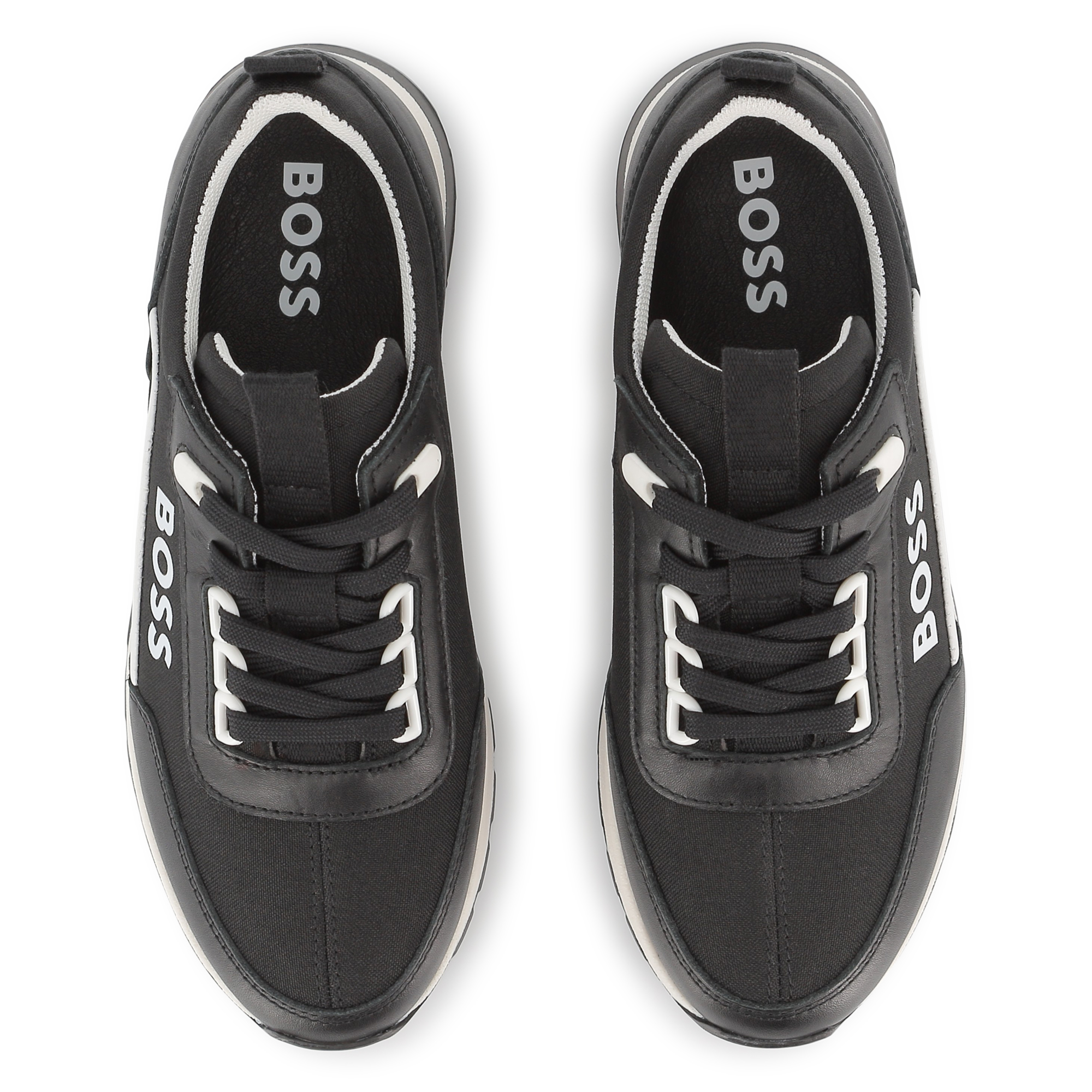 Two-tone lace-up trainers BOSS for BOY