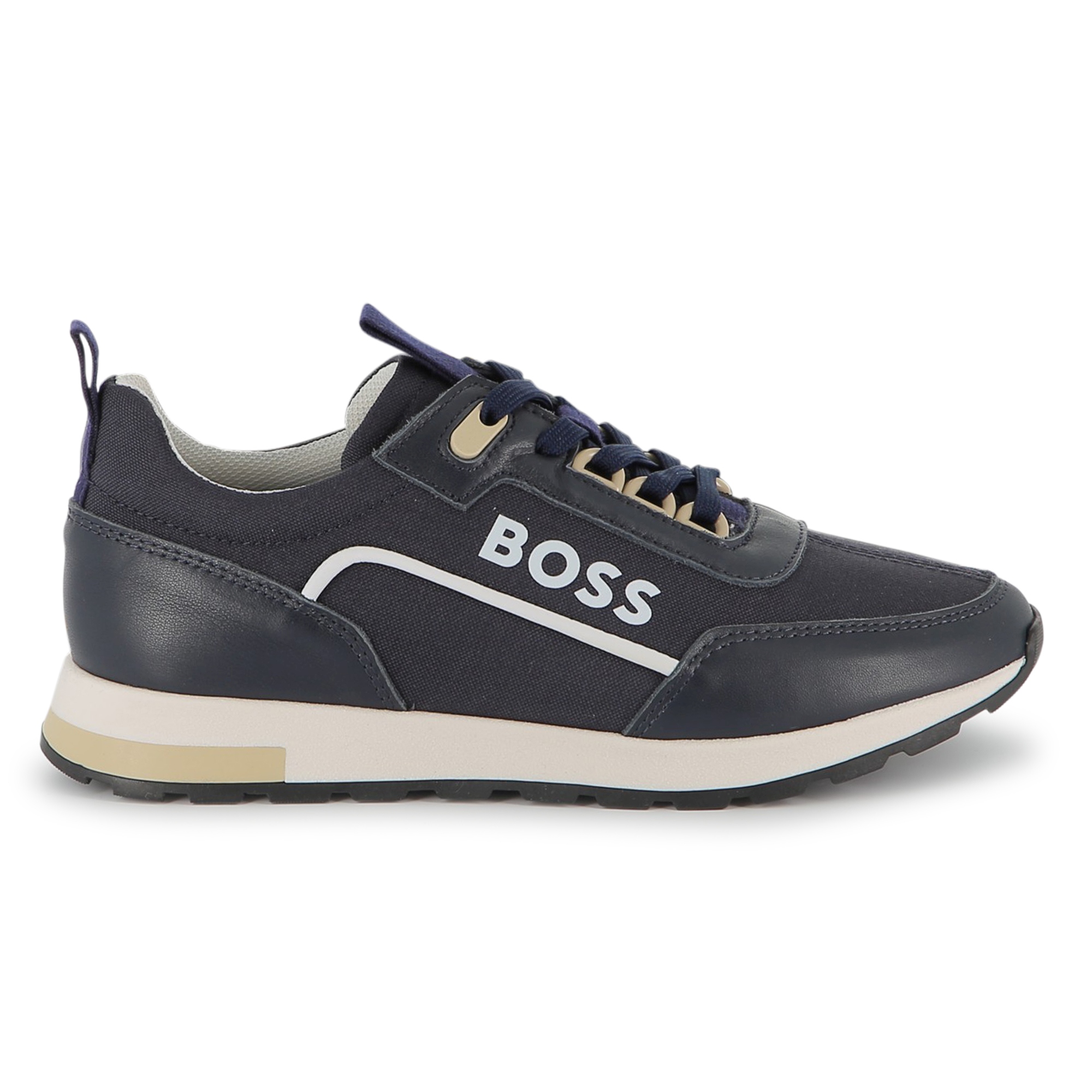 Two-tone lace-up trainers BOSS for BOY