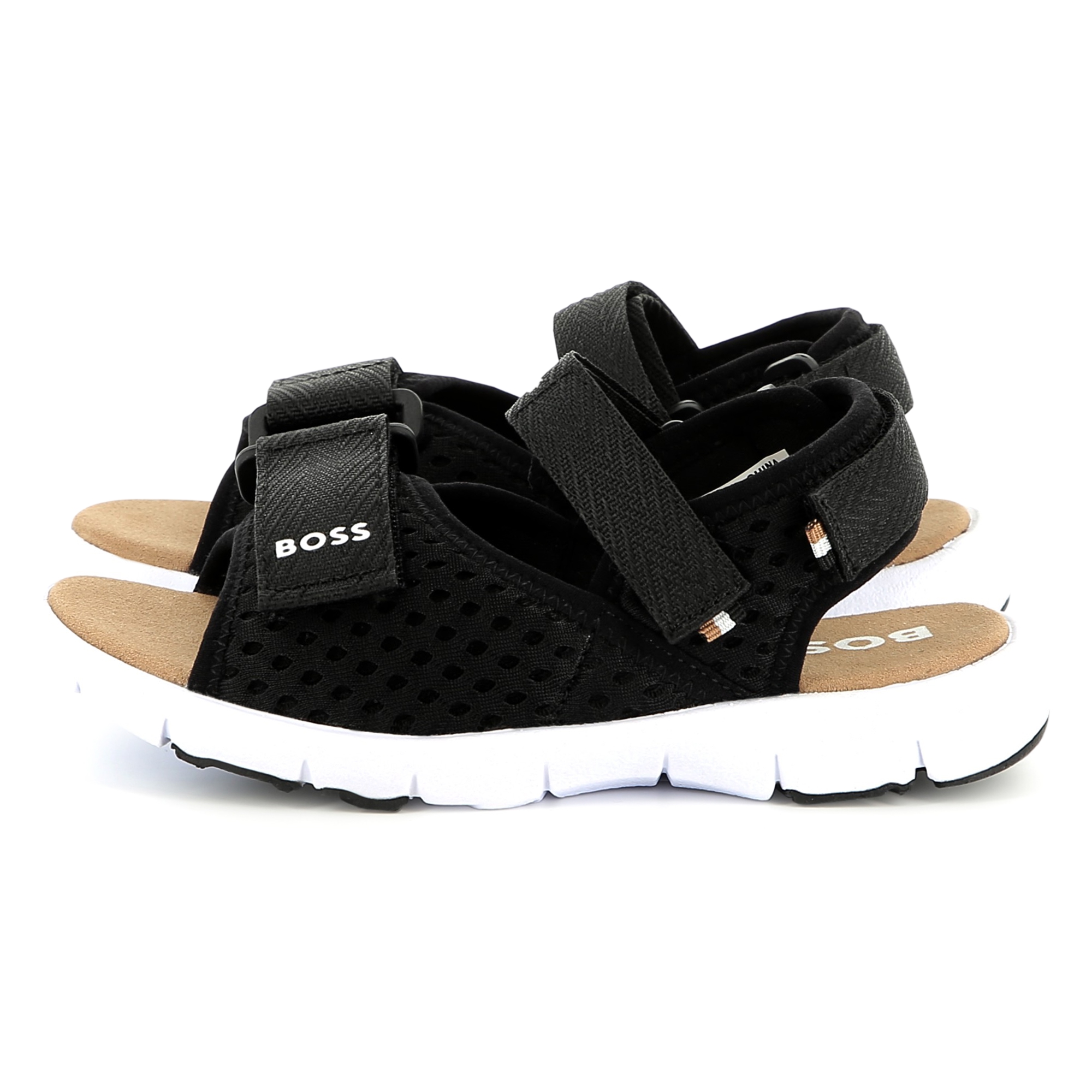 Hook-and-loop canvas sandals BOSS for BOY