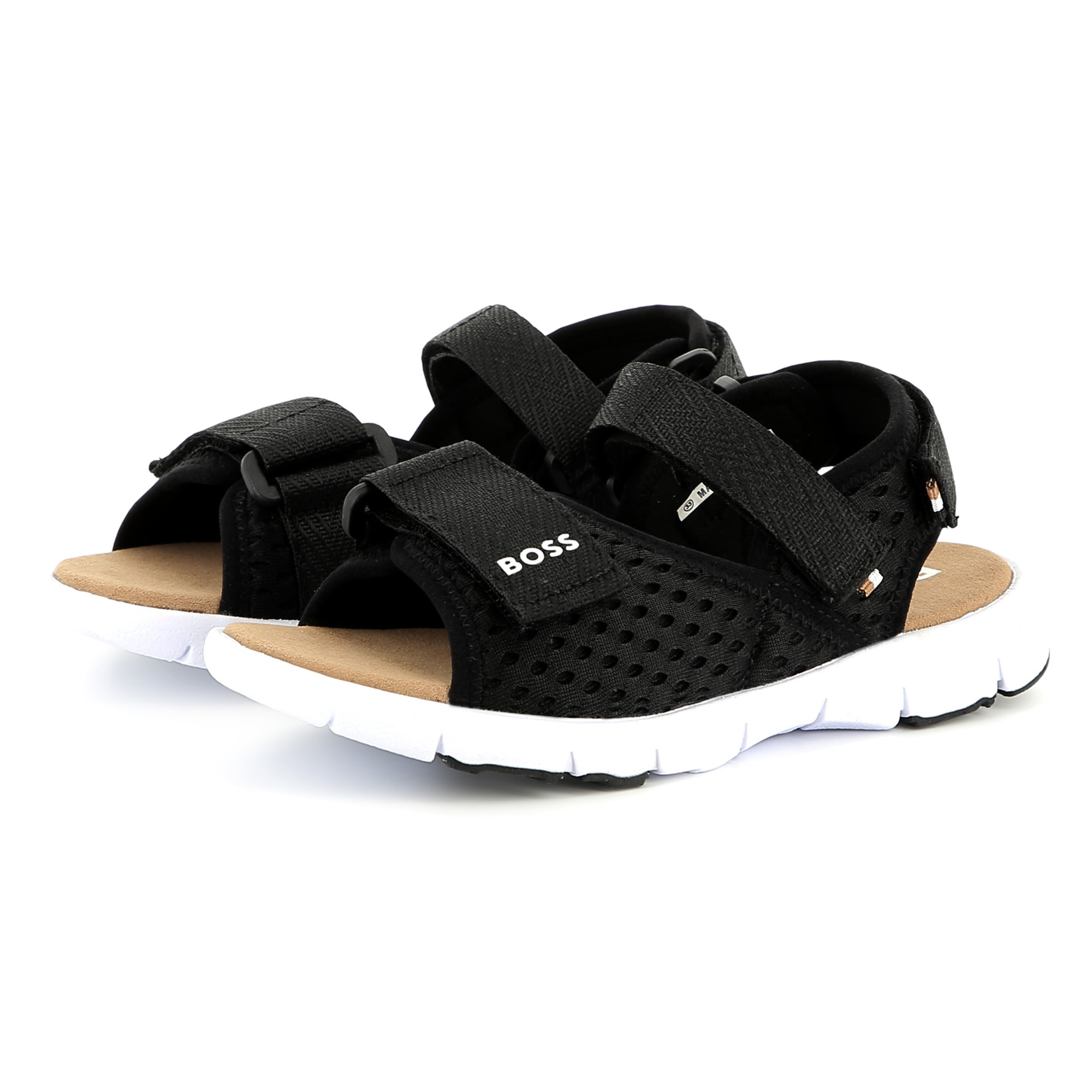 Hook-and-loop canvas sandals BOSS for BOY