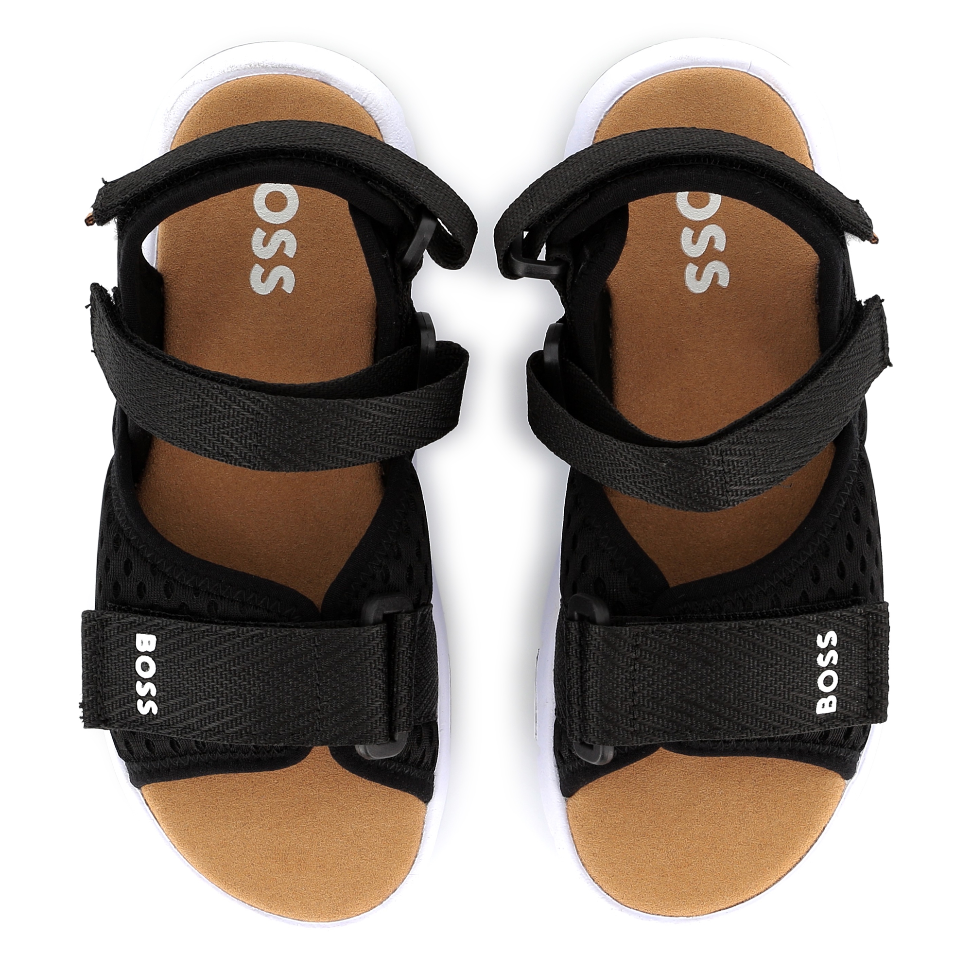 Hook-and-loop canvas sandals BOSS for BOY