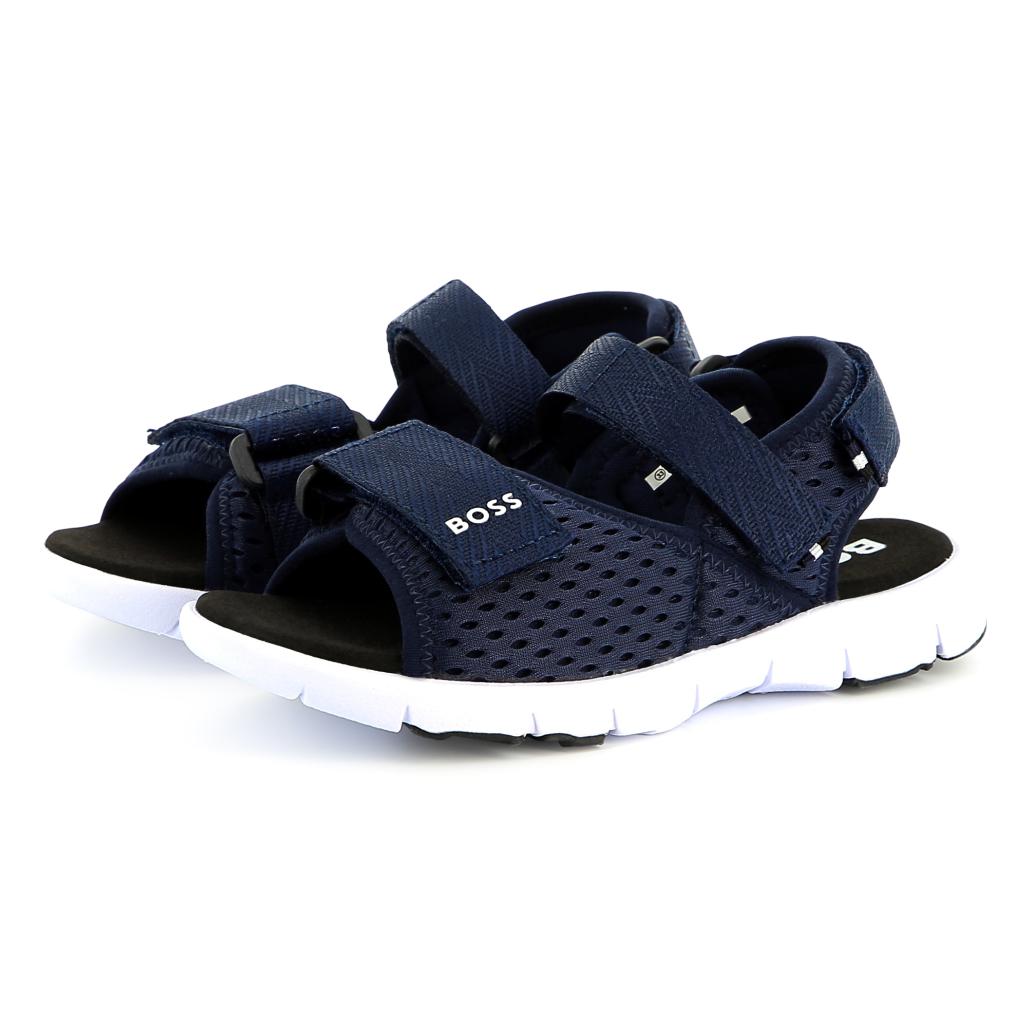 Hook-and-loop canvas sandals BOSS for BOY