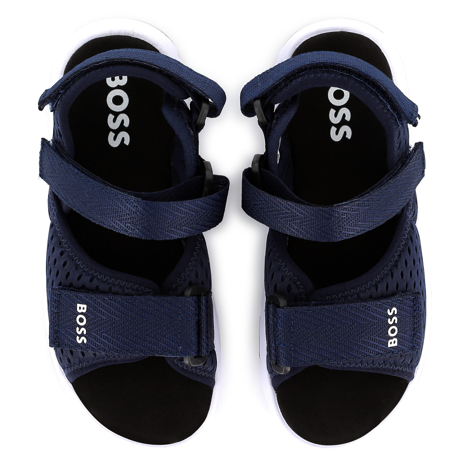 Hook-and-loop canvas sandals BOSS for BOY