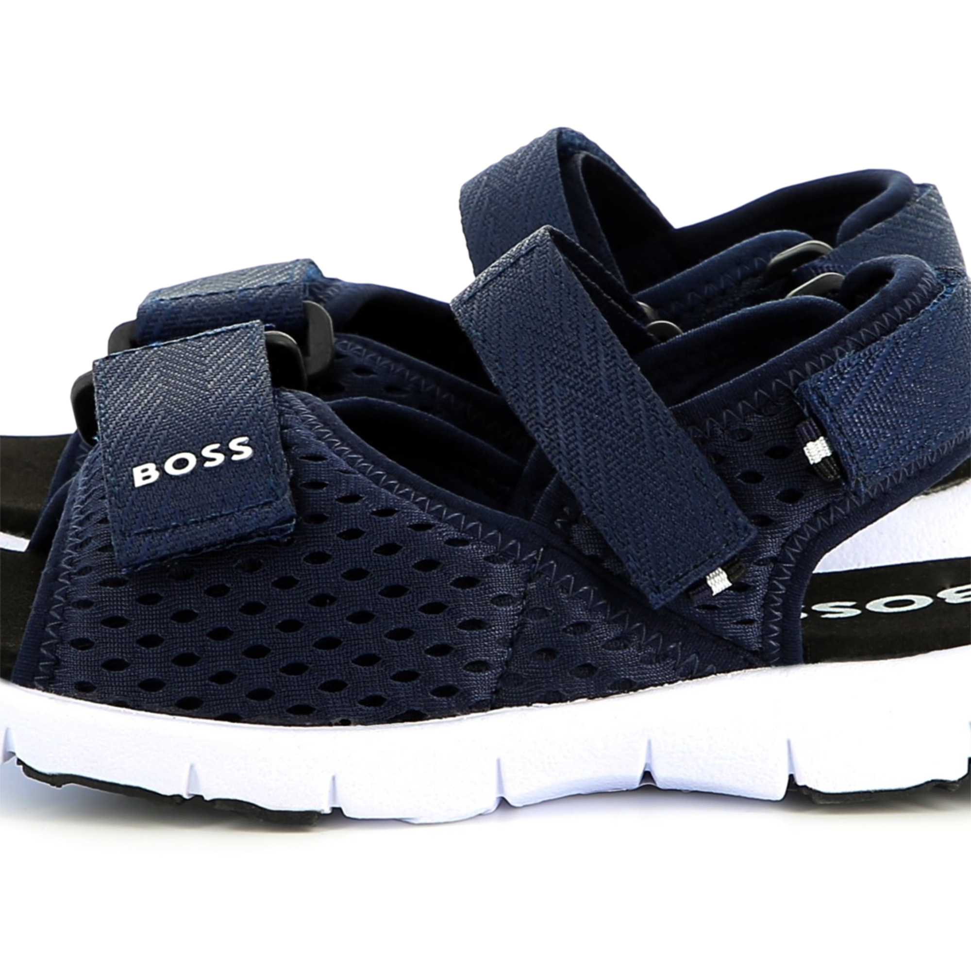 Hook-and-loop canvas sandals BOSS for BOY