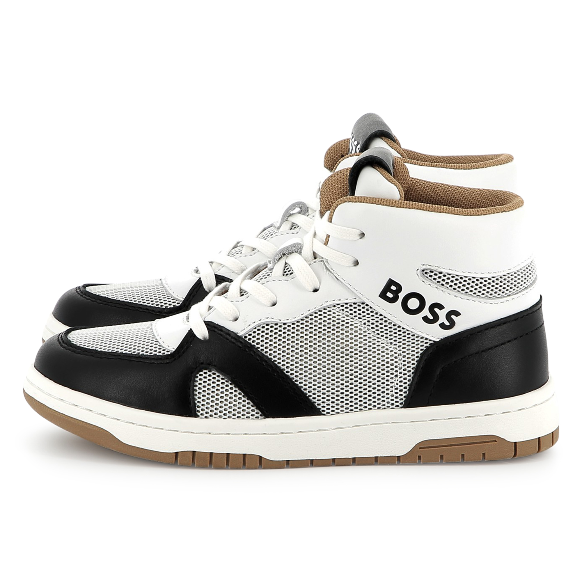 Hi-top lace-up trainers BOSS for BOY