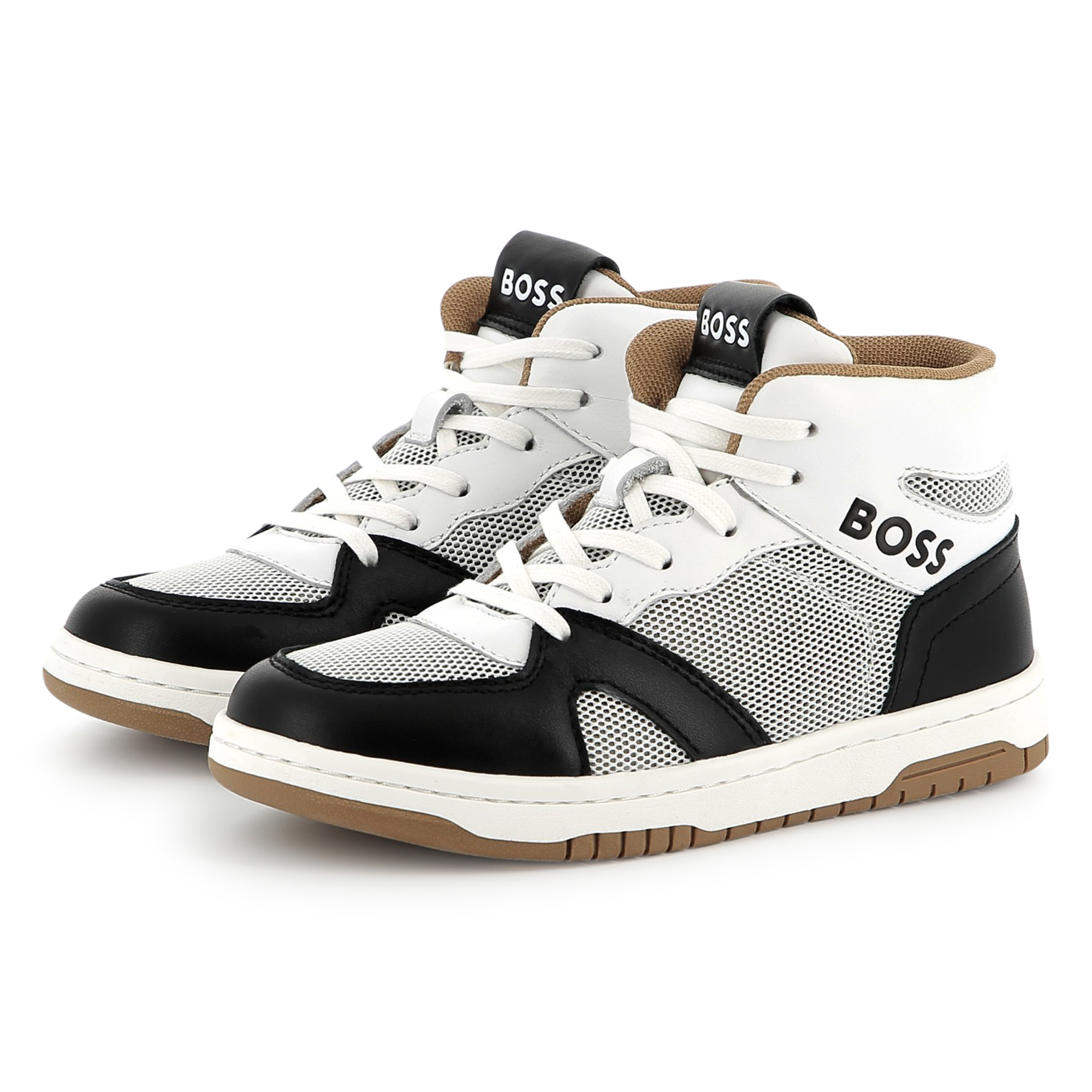 Hi-top lace-up trainers BOSS for BOY