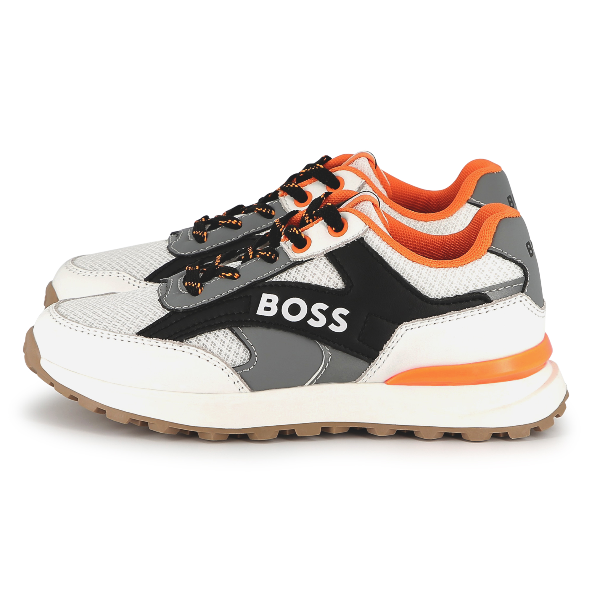 Lace-up trainers with colours BOSS for BOY