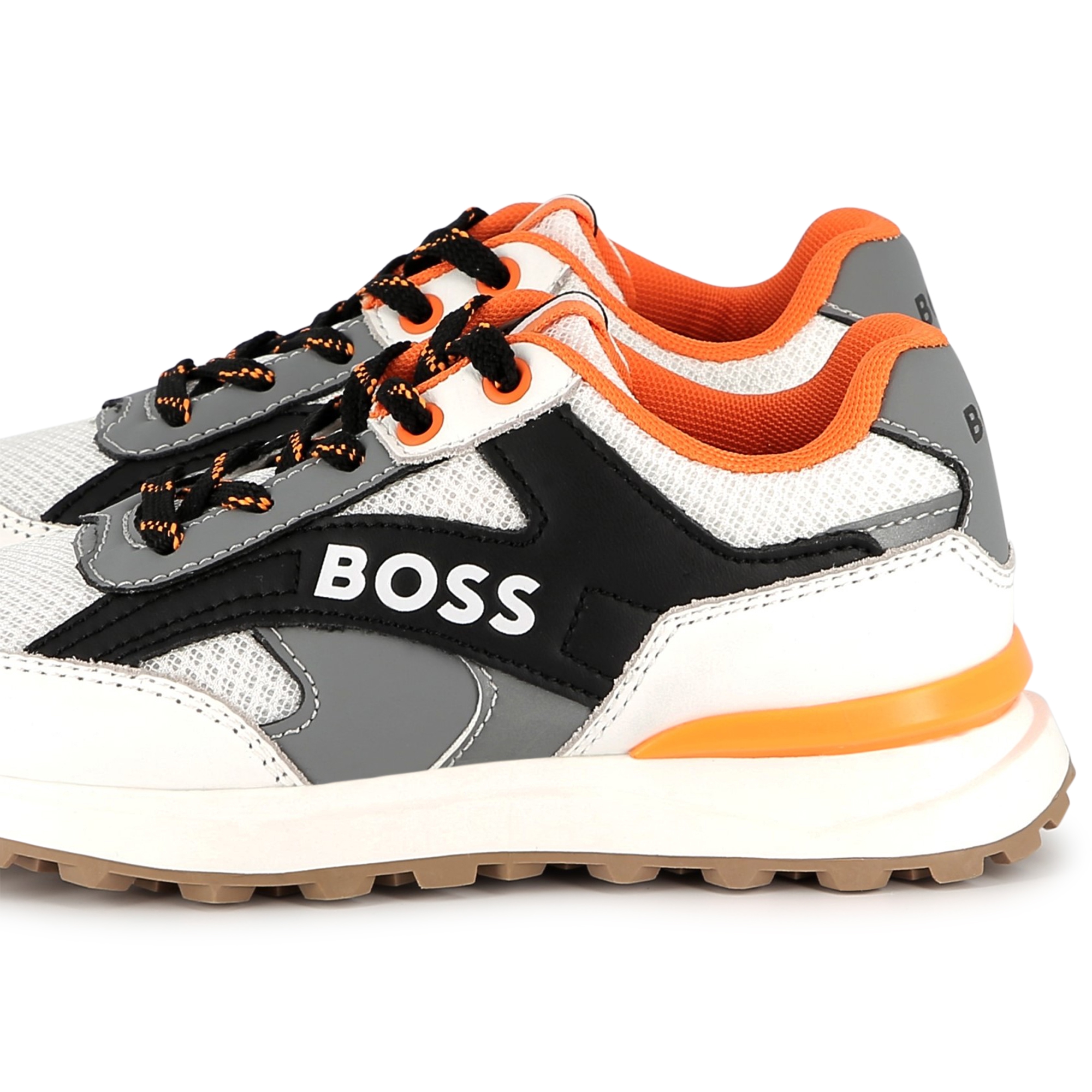 Lace-up trainers with colours BOSS for BOY