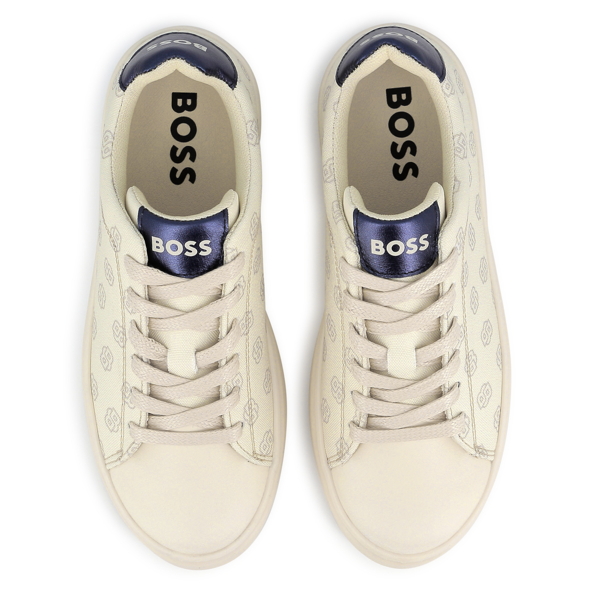 Canvas sneakers met veters BOSS Voor